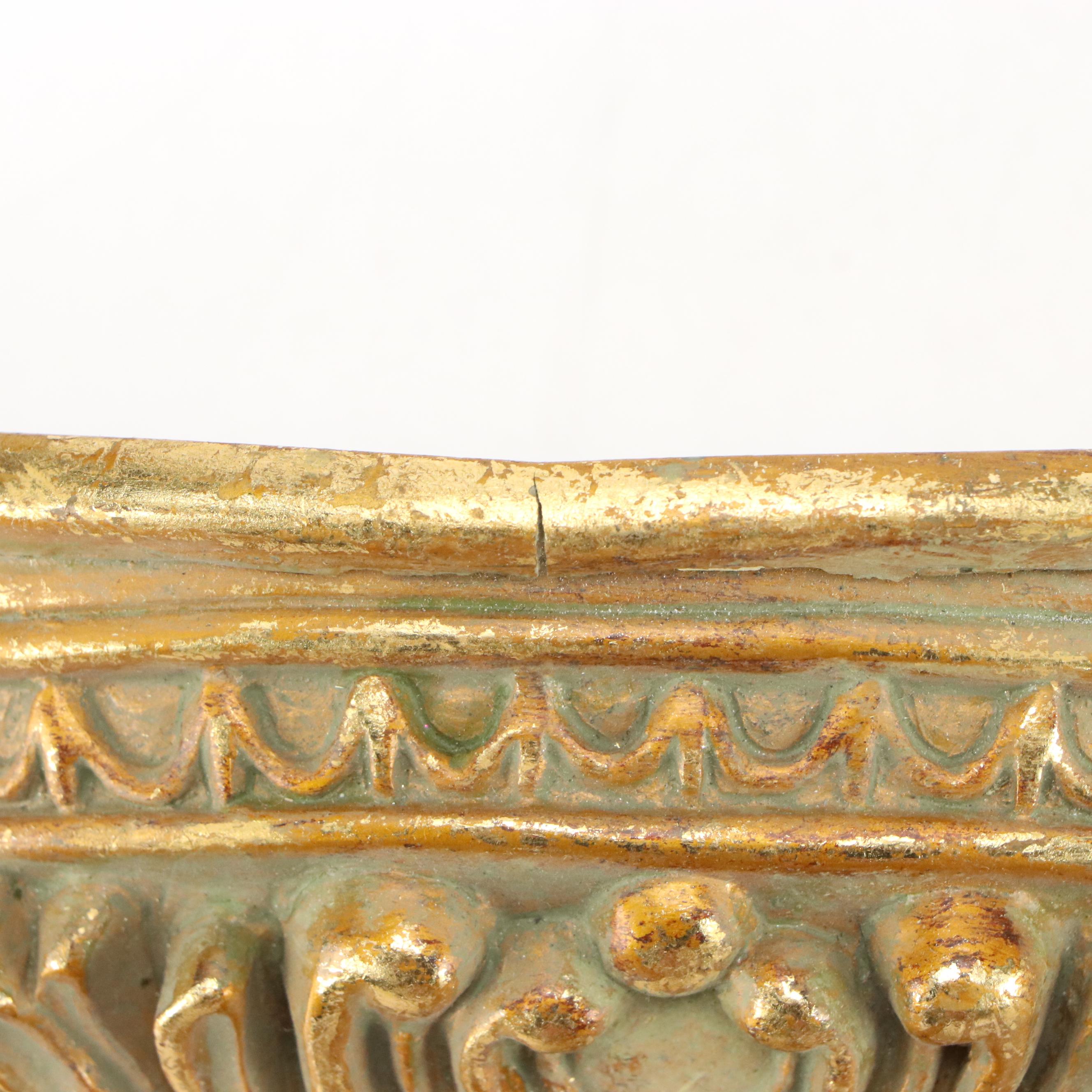 Rococo Style Gilt Resin Wall Shelves