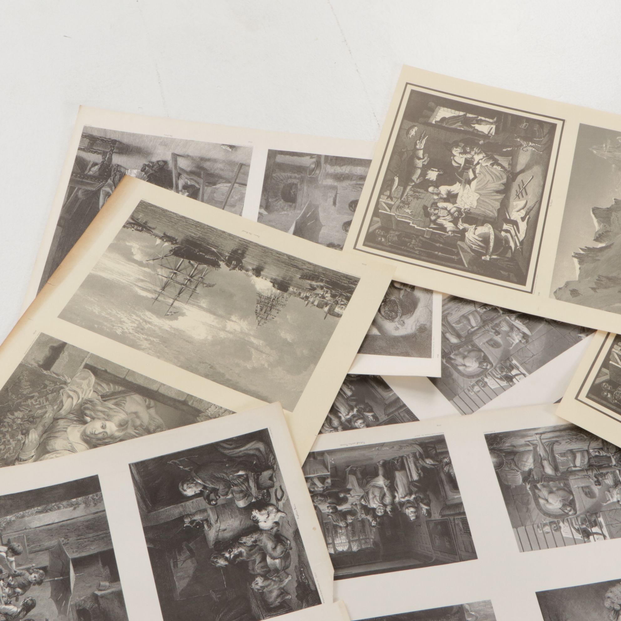 Uncut Lithograph Sheets "Queen of the Vineyard," "The Wizard" and More, 1970