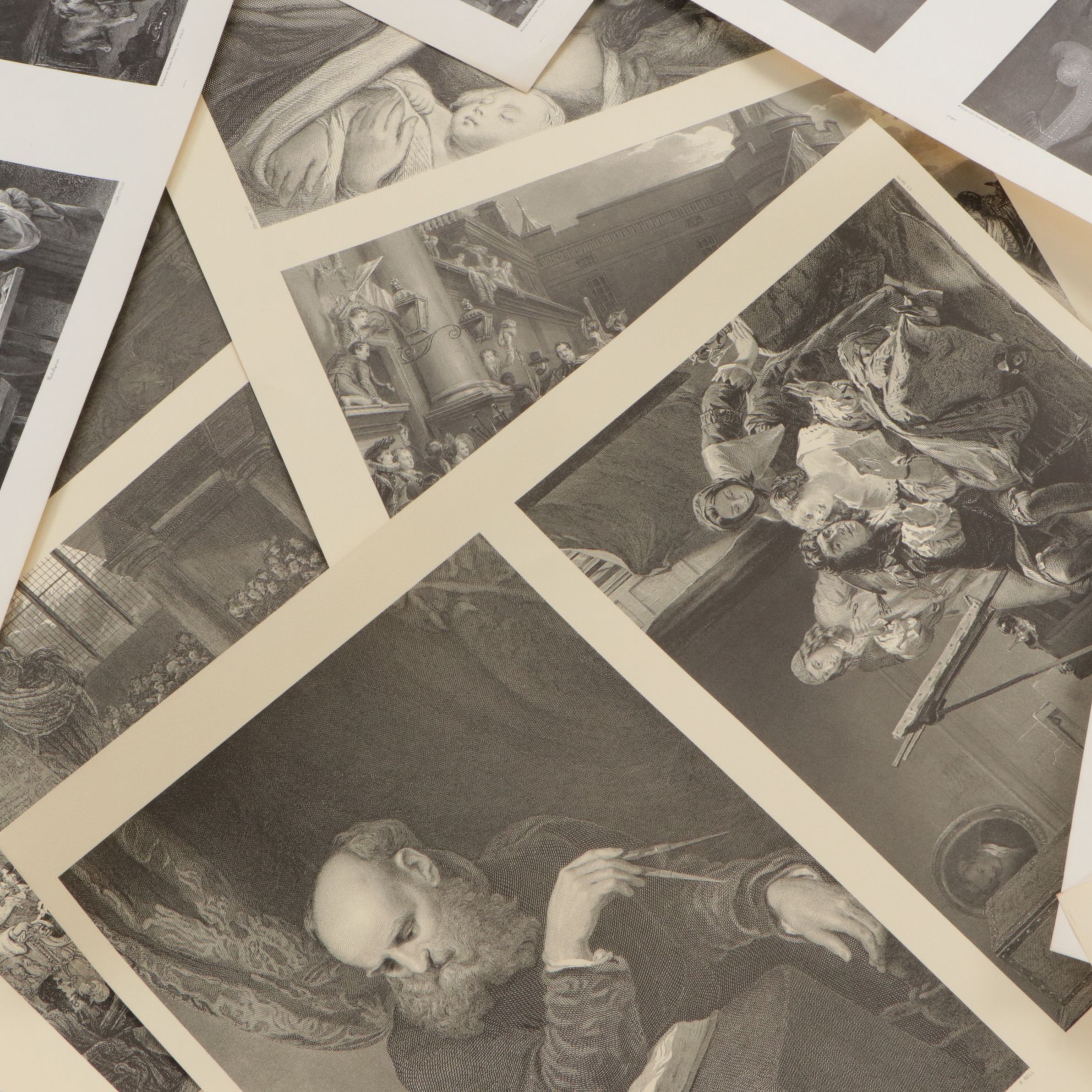 Uncut Lithograph Sheets "Queen of the Vineyard," "The Wizard" and More, 1970