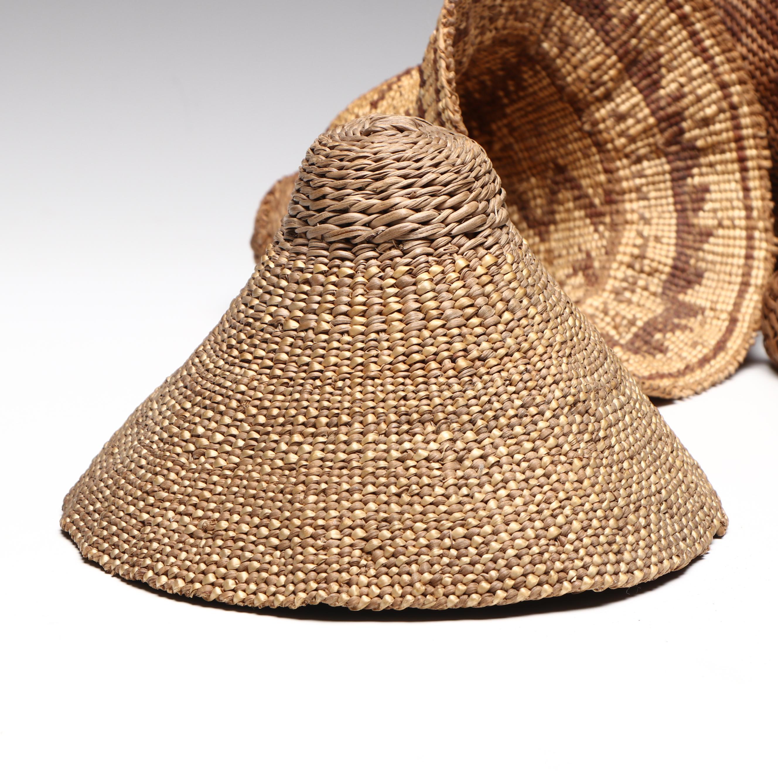 Four Indigenous Baskets, Northwest Coast, California and Great Basin Forms