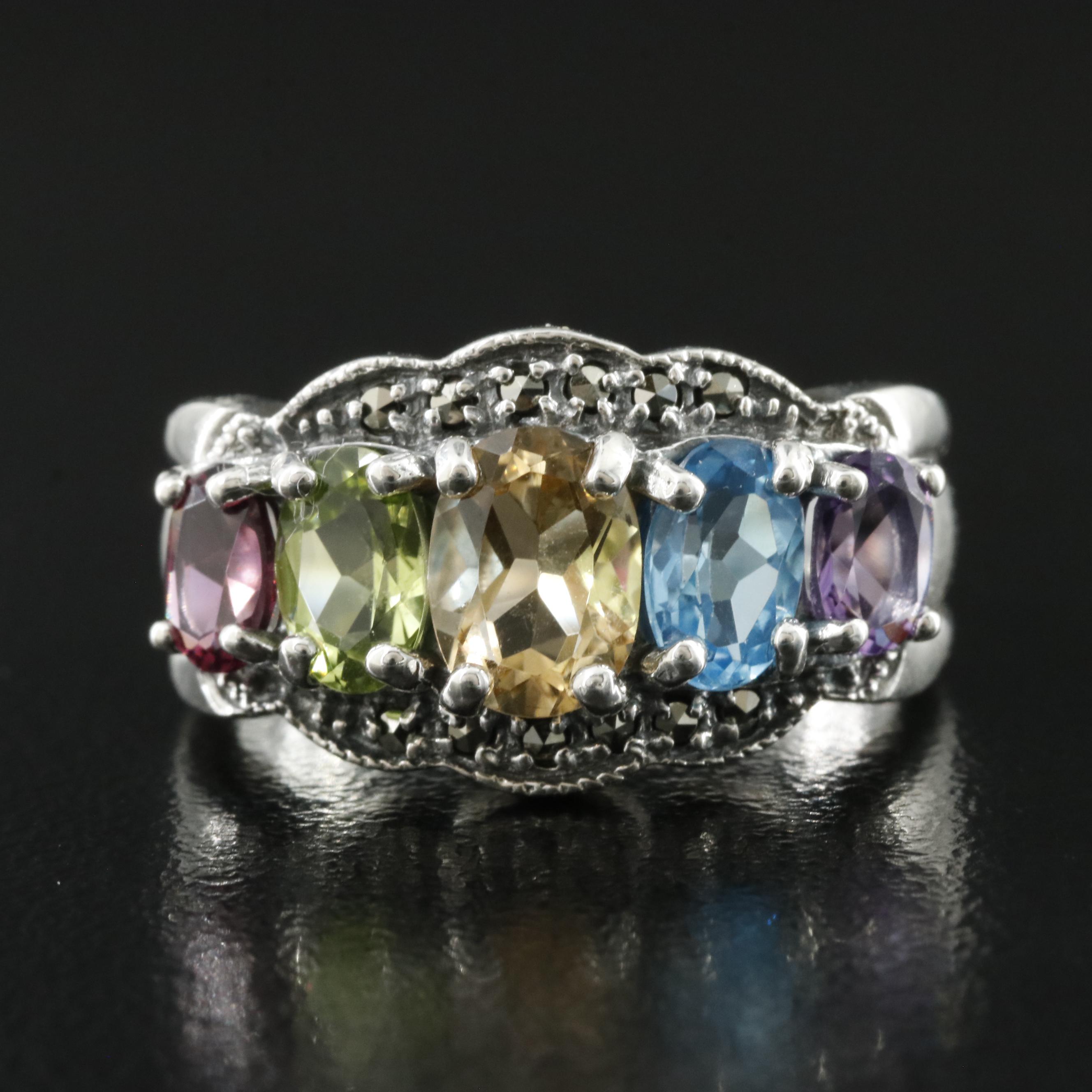 Sterling Gemstone Ring