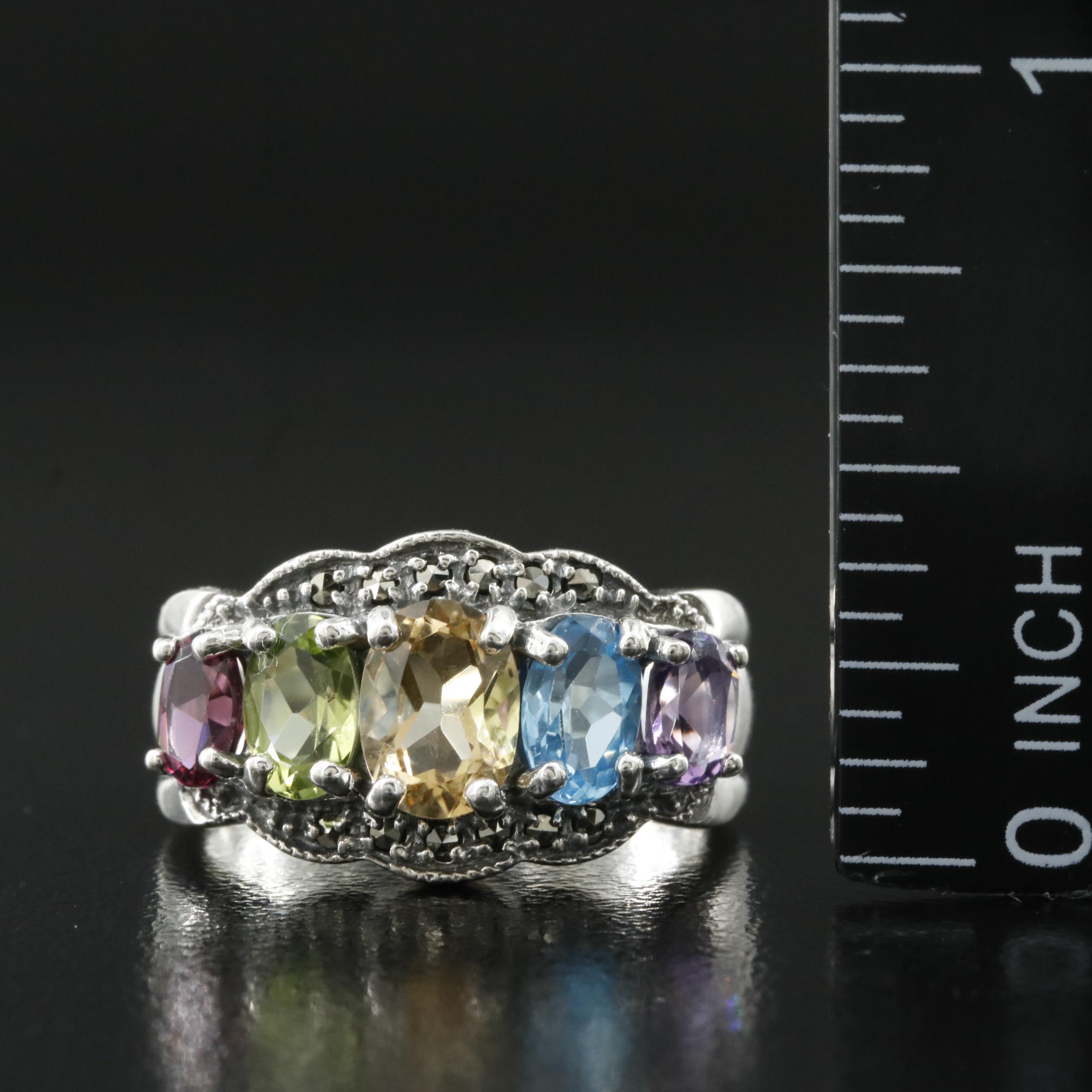 Sterling Gemstone Ring