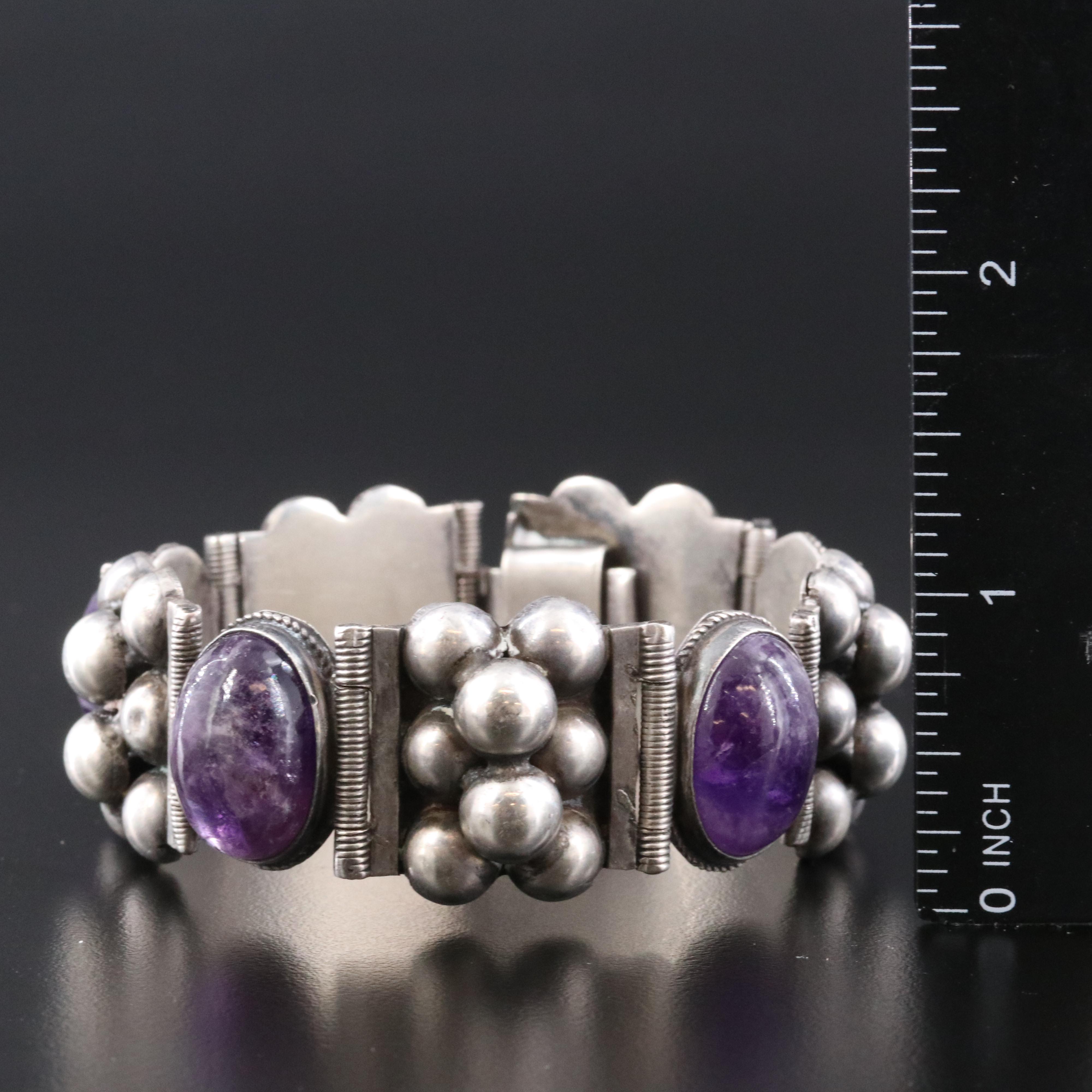 Vintage Sterling Amethyst Jewelry