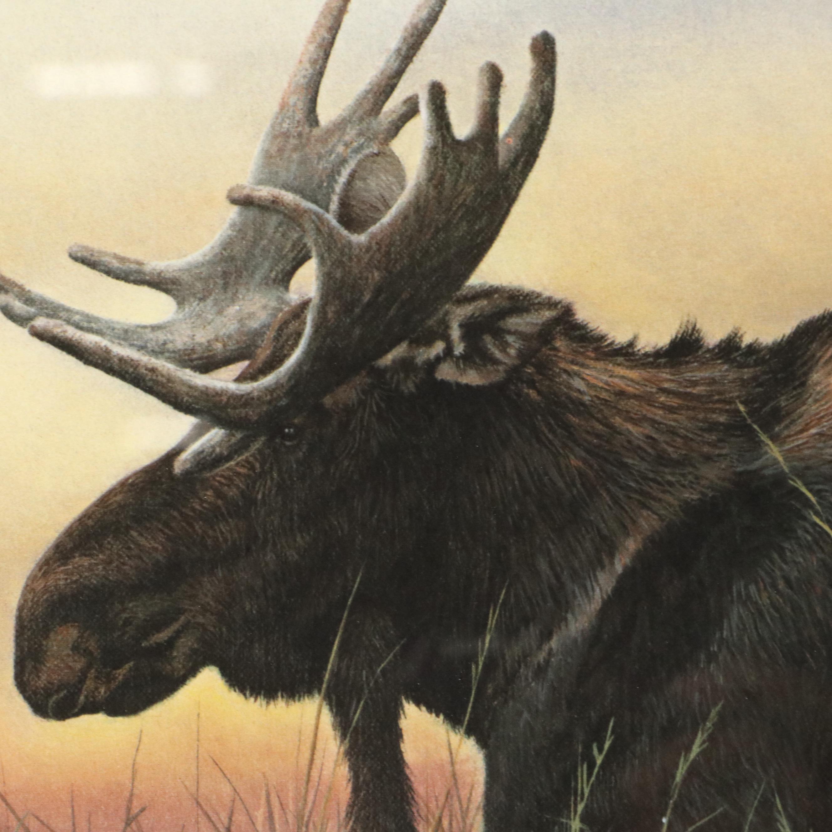 John Seerly-Lester Orint "Daybreak-Moose," 1985