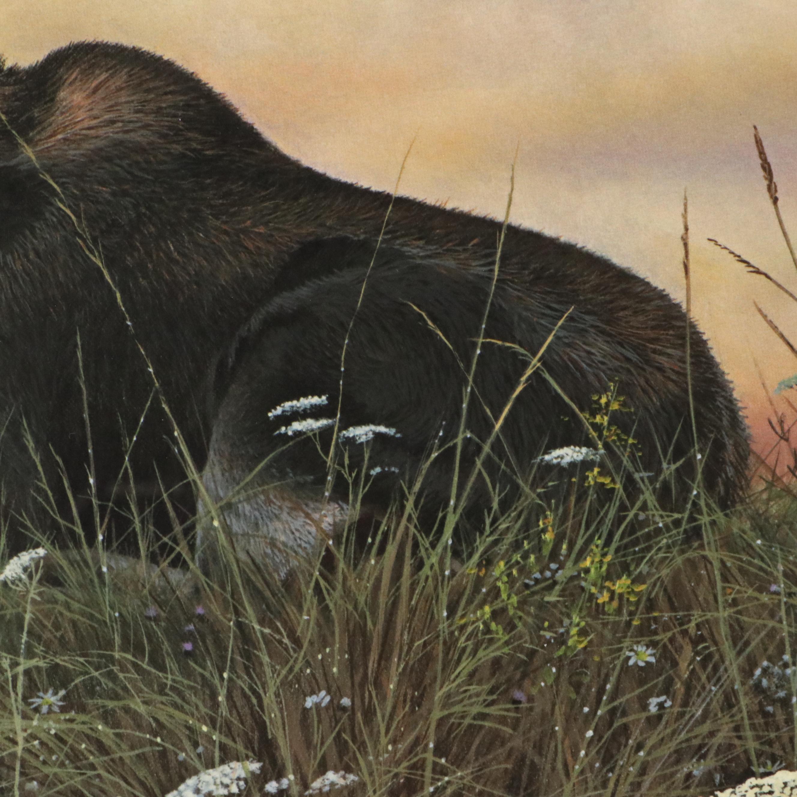 John Seerly-Lester Orint "Daybreak-Moose," 1985