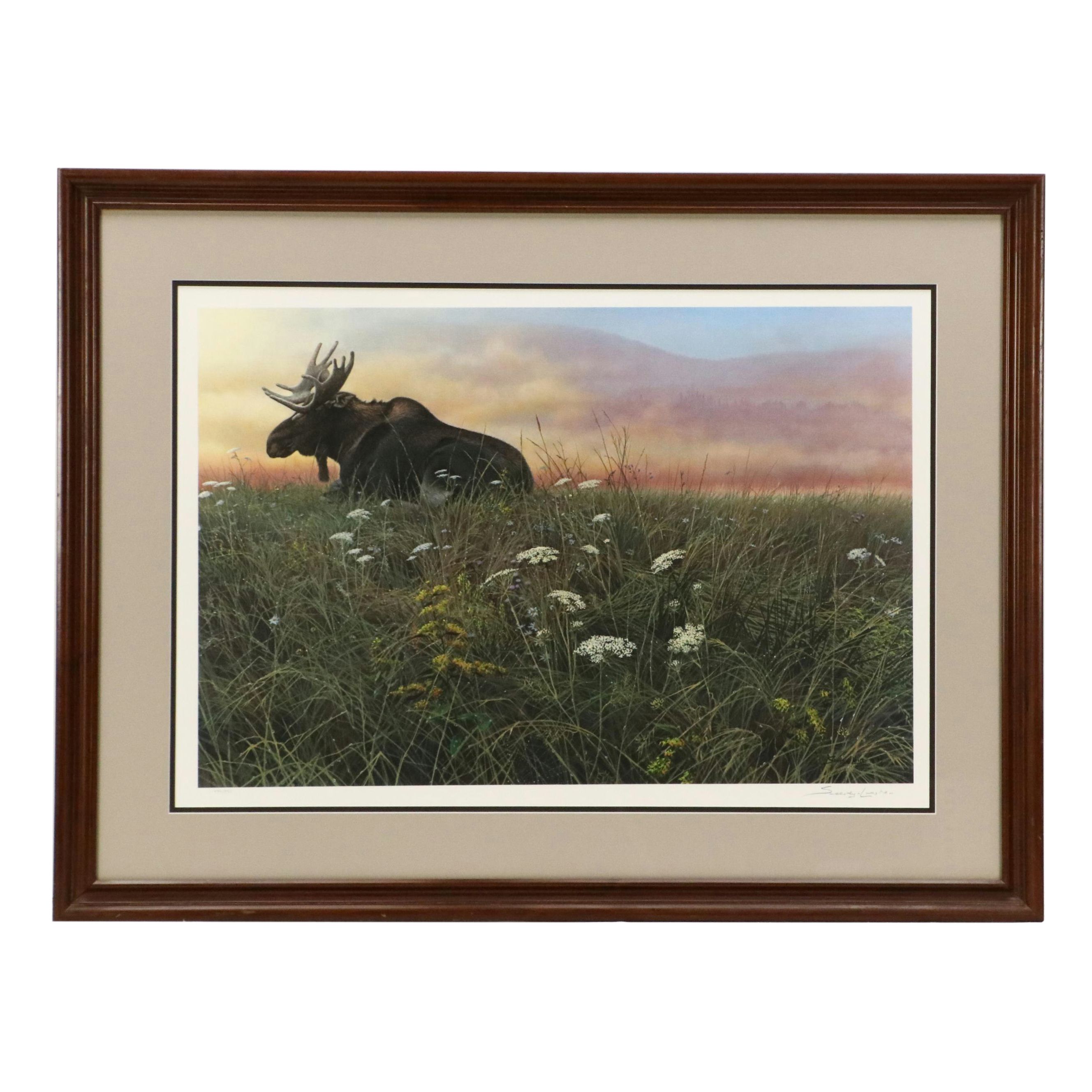 John Seerly-Lester Orint "Daybreak-Moose," 1985