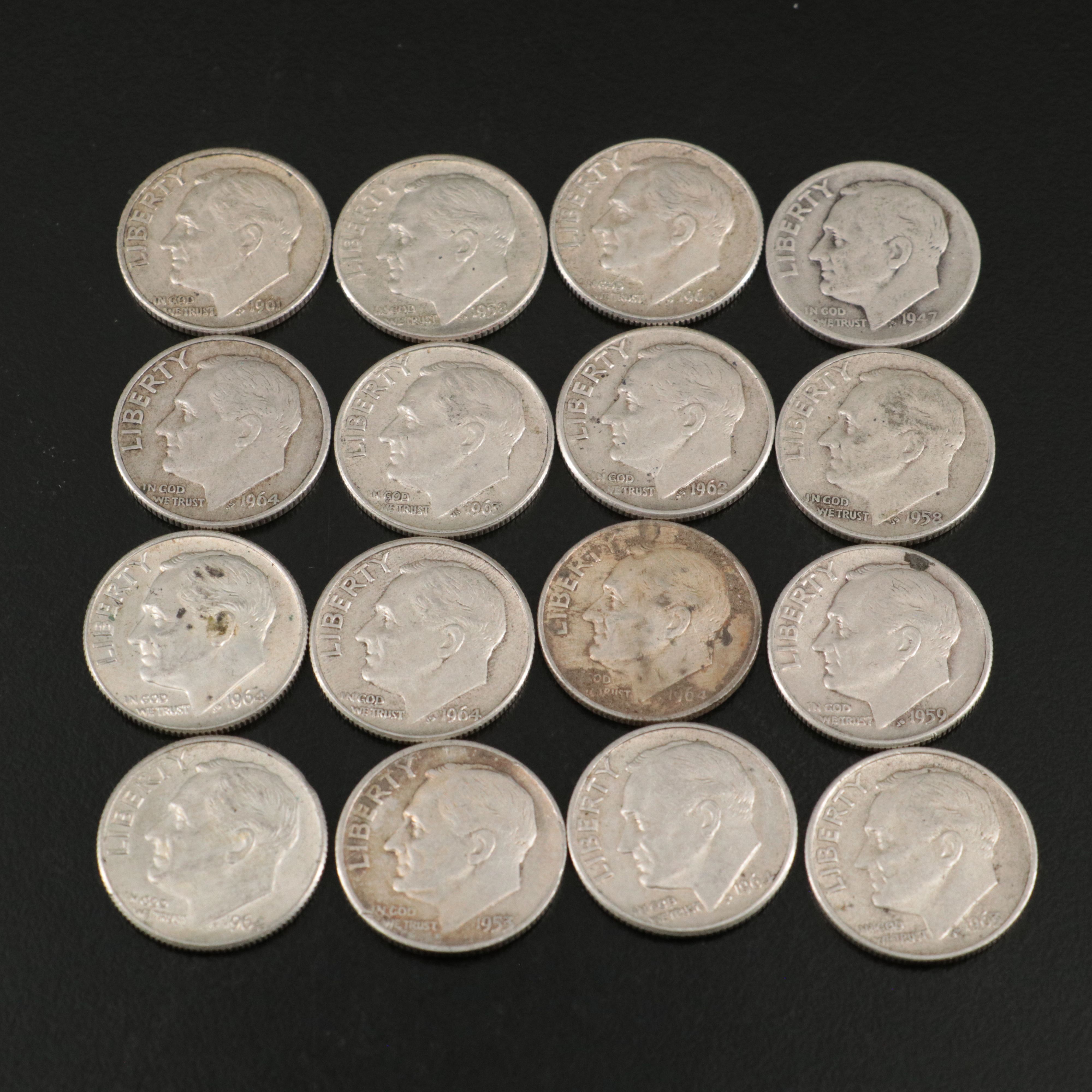 Large Group of Antique to Vintage U.S. Silver Coins