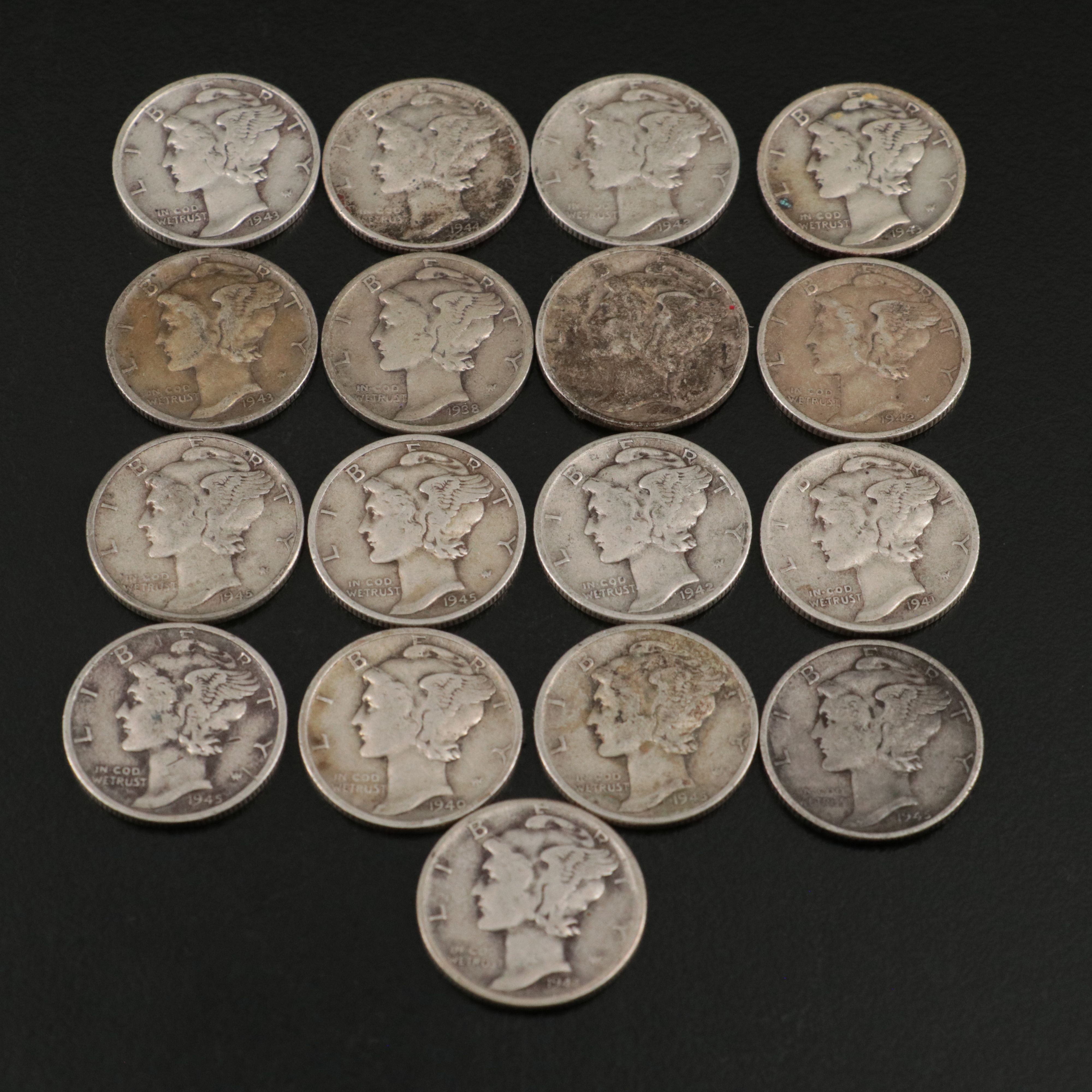 Large Group of Antique to Vintage U.S. Silver Coins