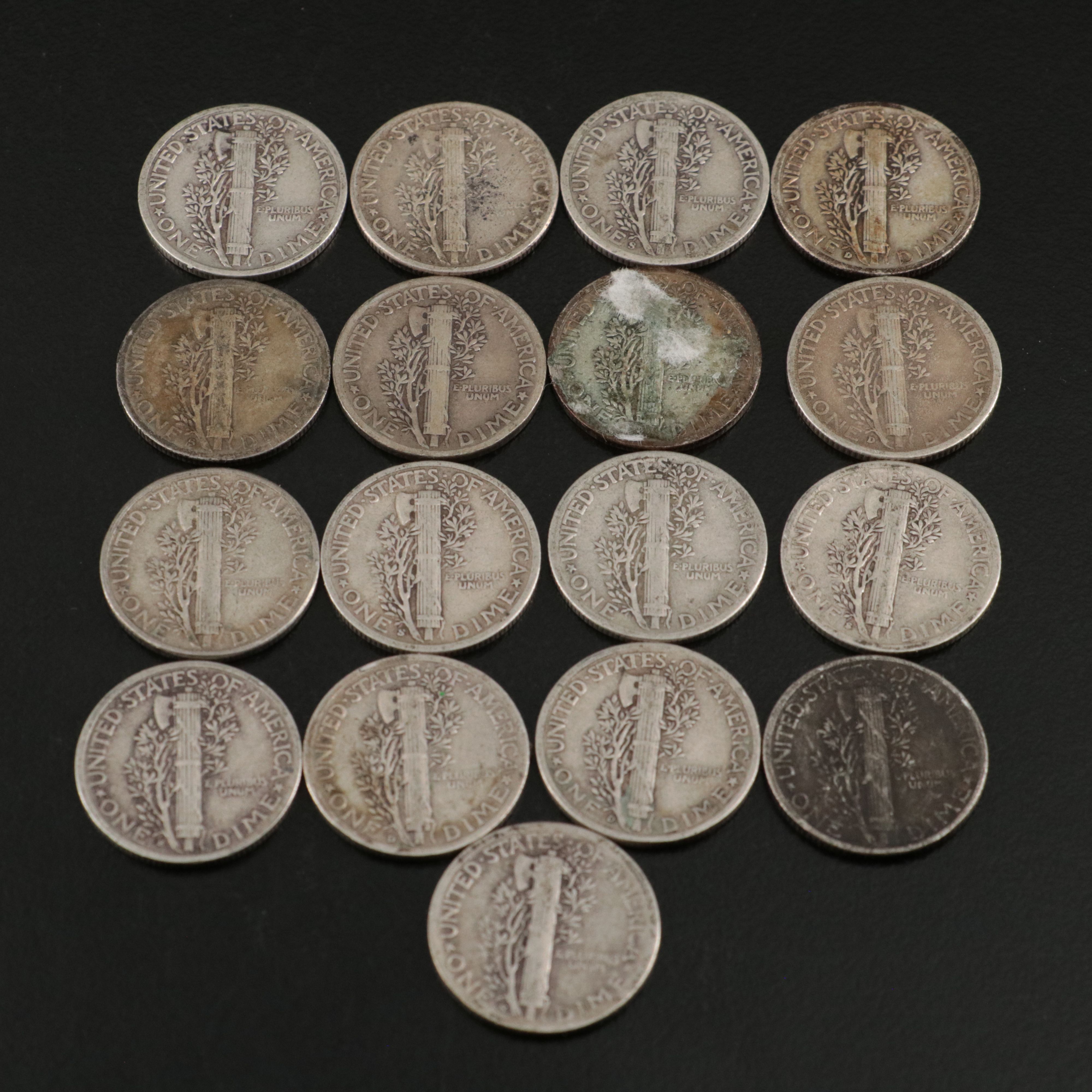 Large Group of Antique to Vintage U.S. Silver Coins