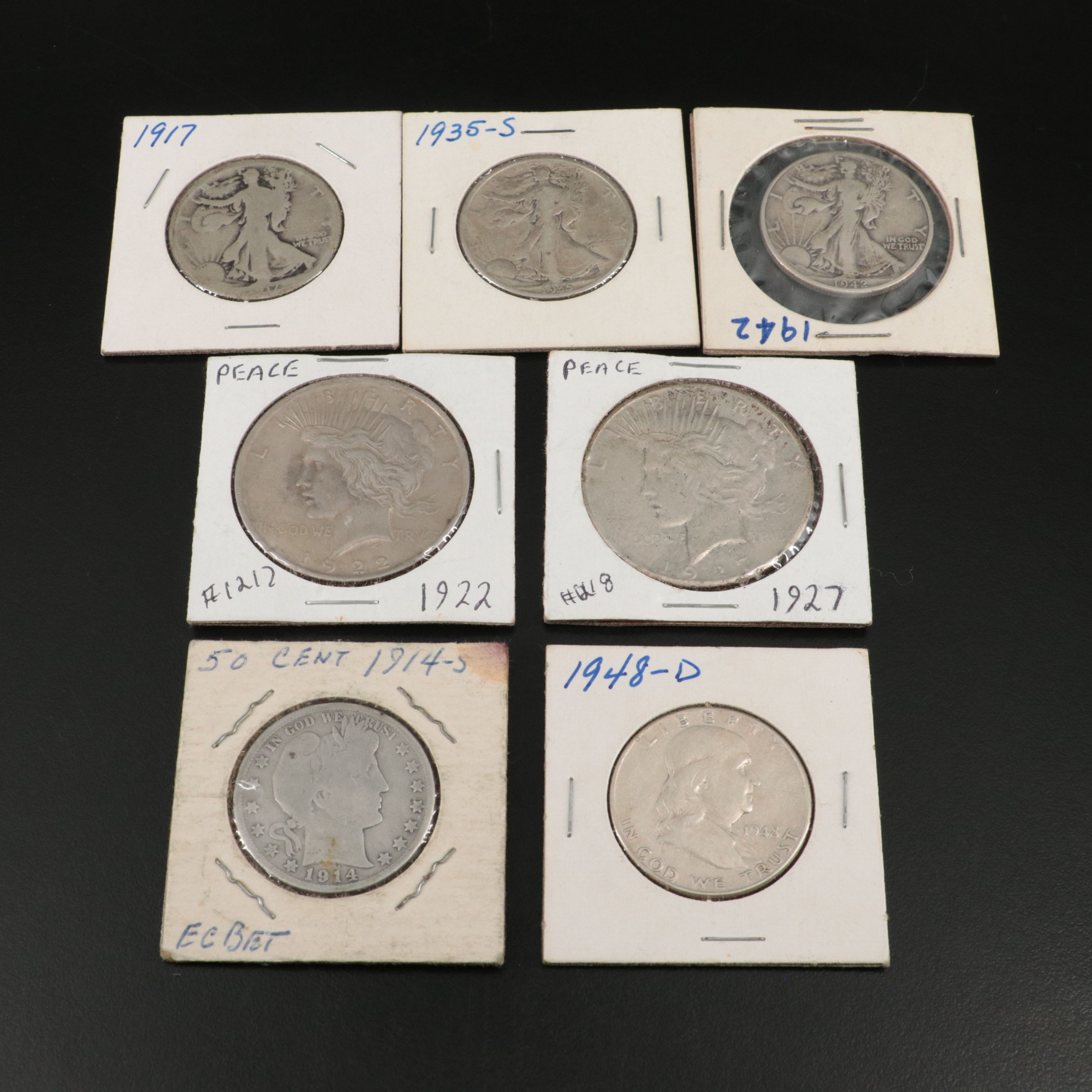 Large Group of Antique to Vintage U.S. Silver Coins