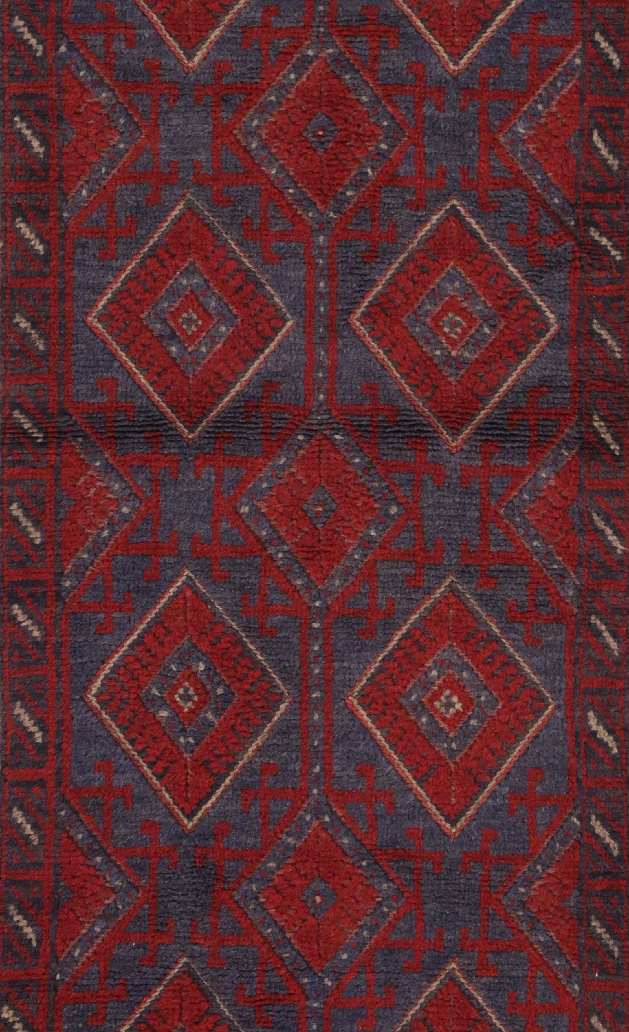 2' x 8'8 Handwoven Afghan Mashwani Carpet Runner