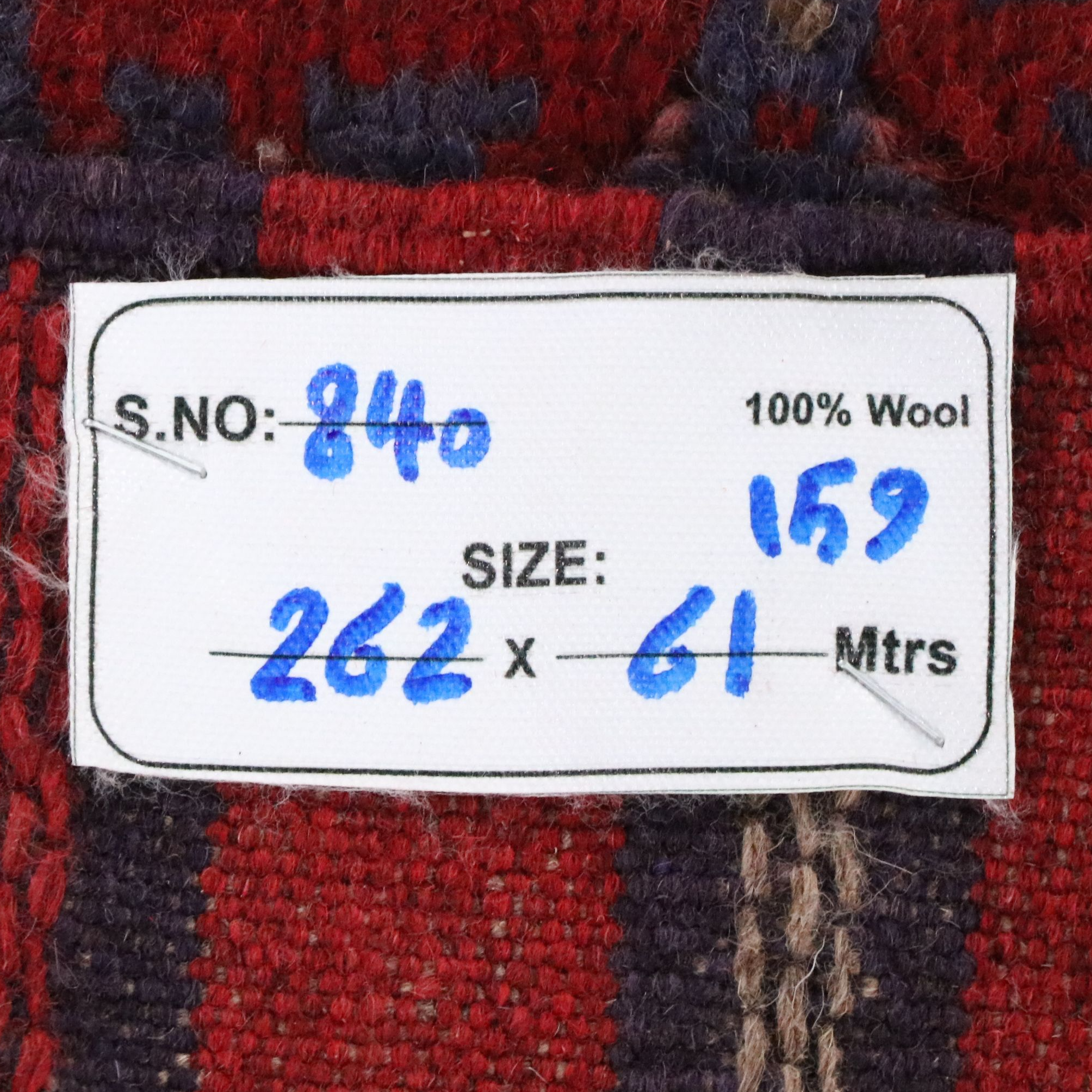 2' x 8'8 Handwoven Afghan Mashwani Carpet Runner