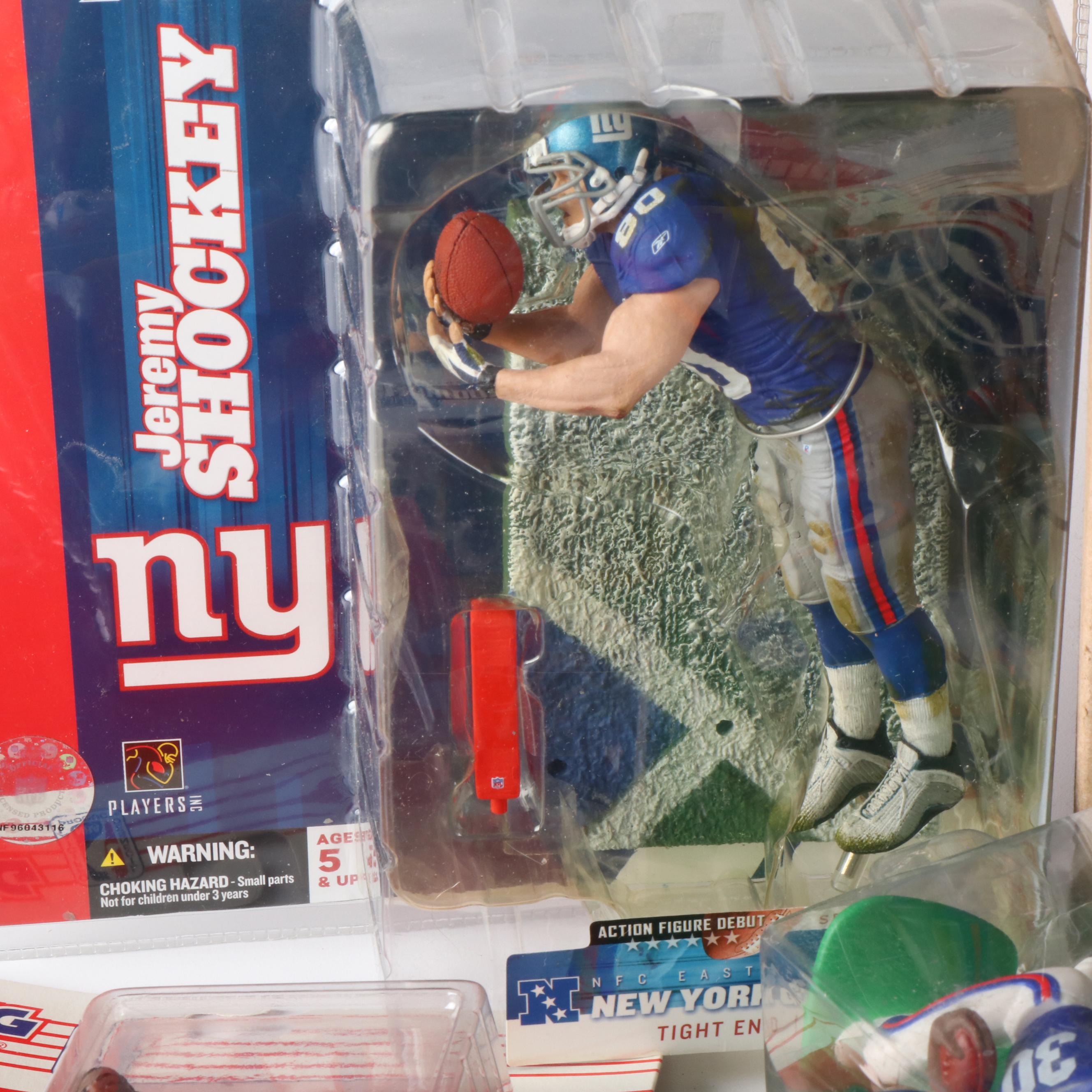 Football, Hockey, and Basketball Action Figures, Trading Cards and More
