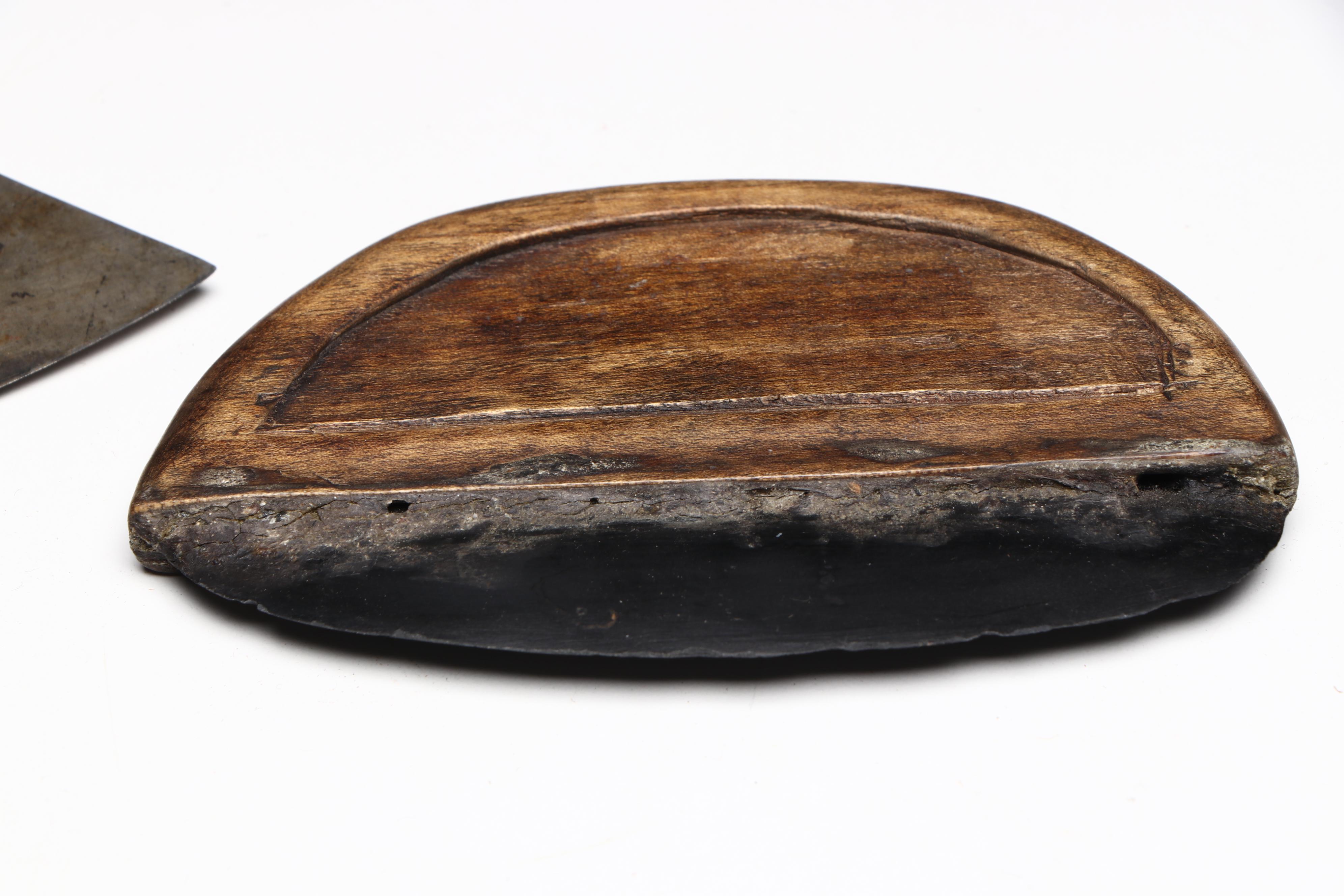 Inuit Bone and Wood Handled Ulu Knives