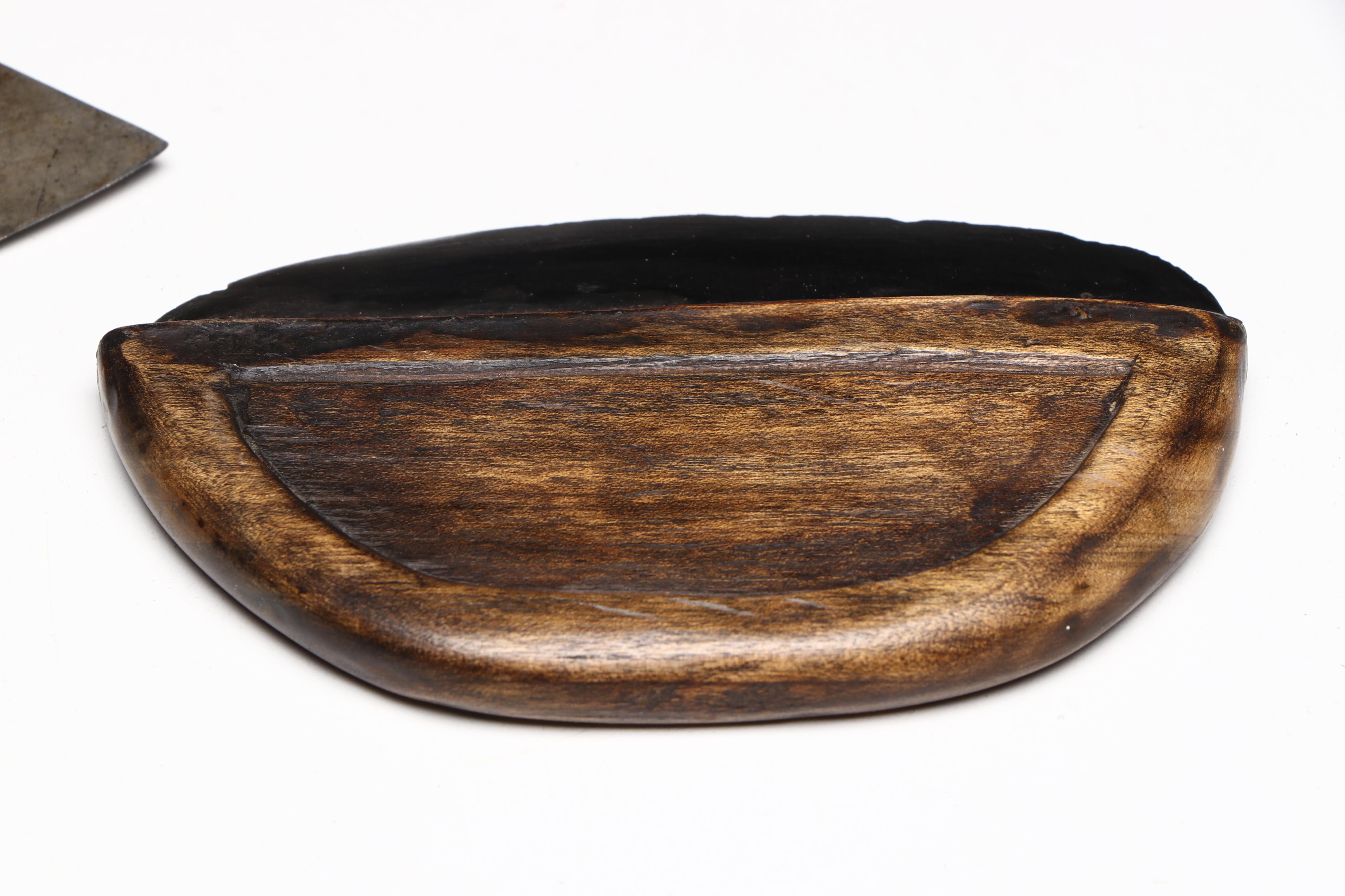 Inuit Bone and Wood Handled Ulu Knives