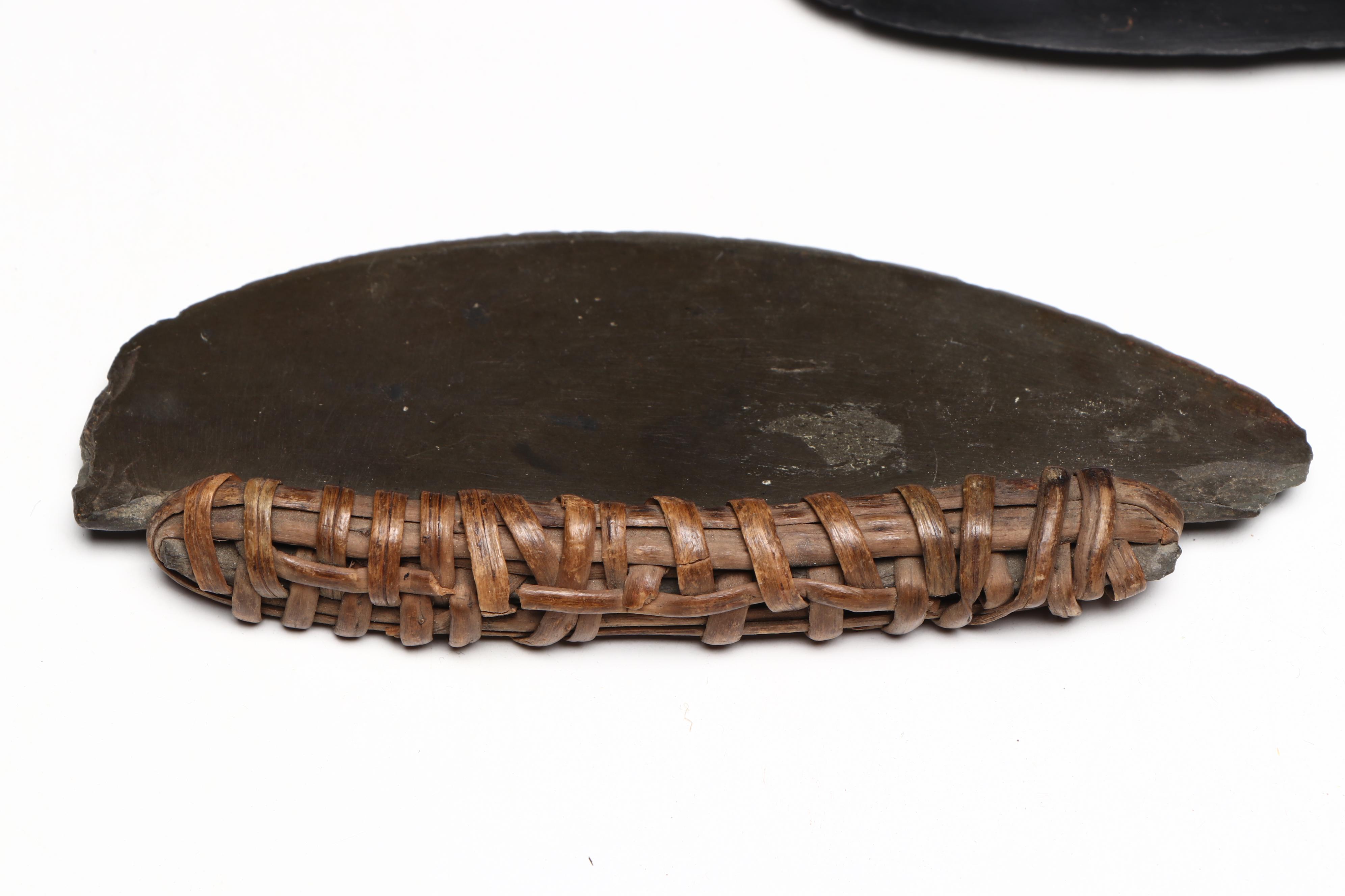 Inuit Bone and Wood Handled Ulu Knives