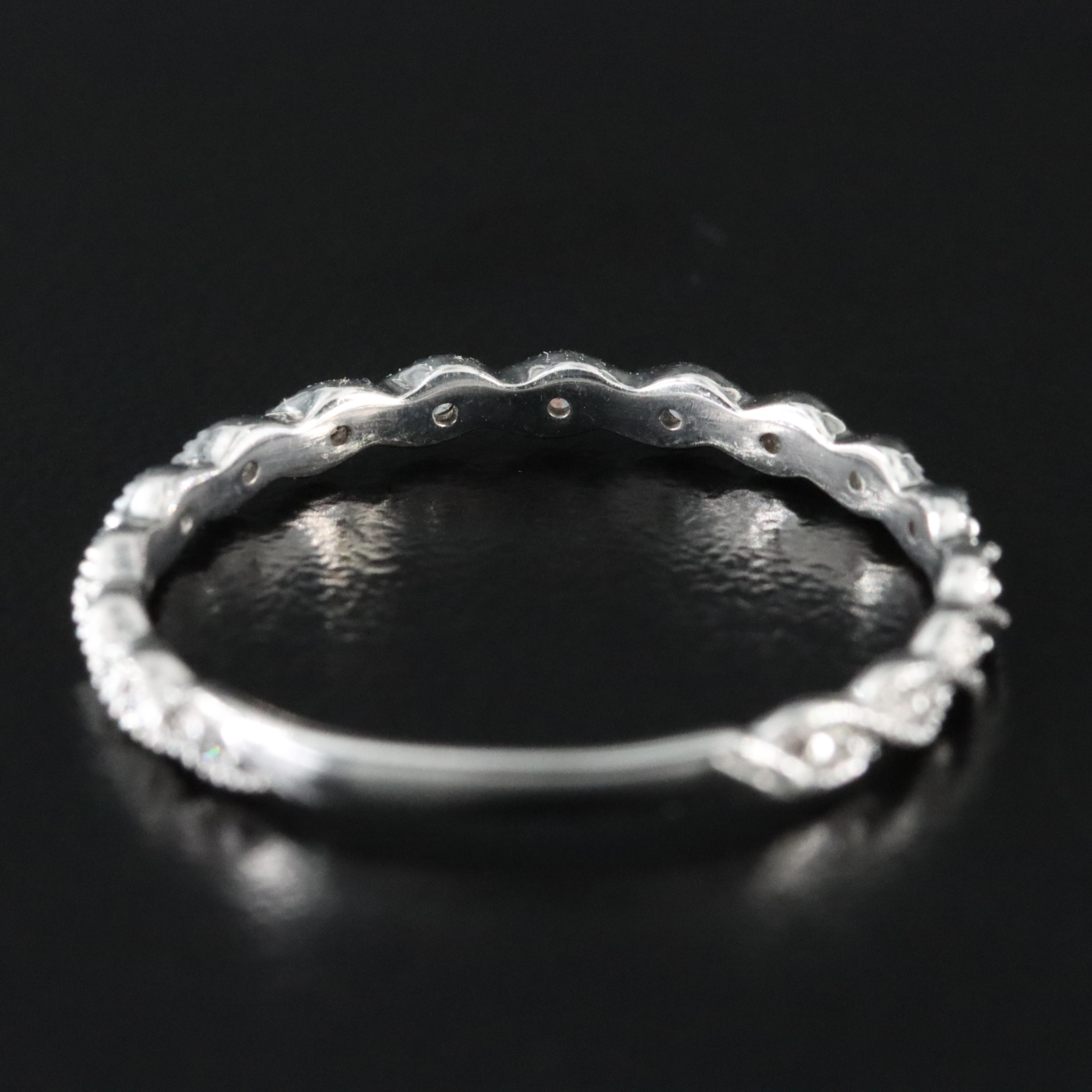 14K 0.12 CTW Diamond Braided Ring
