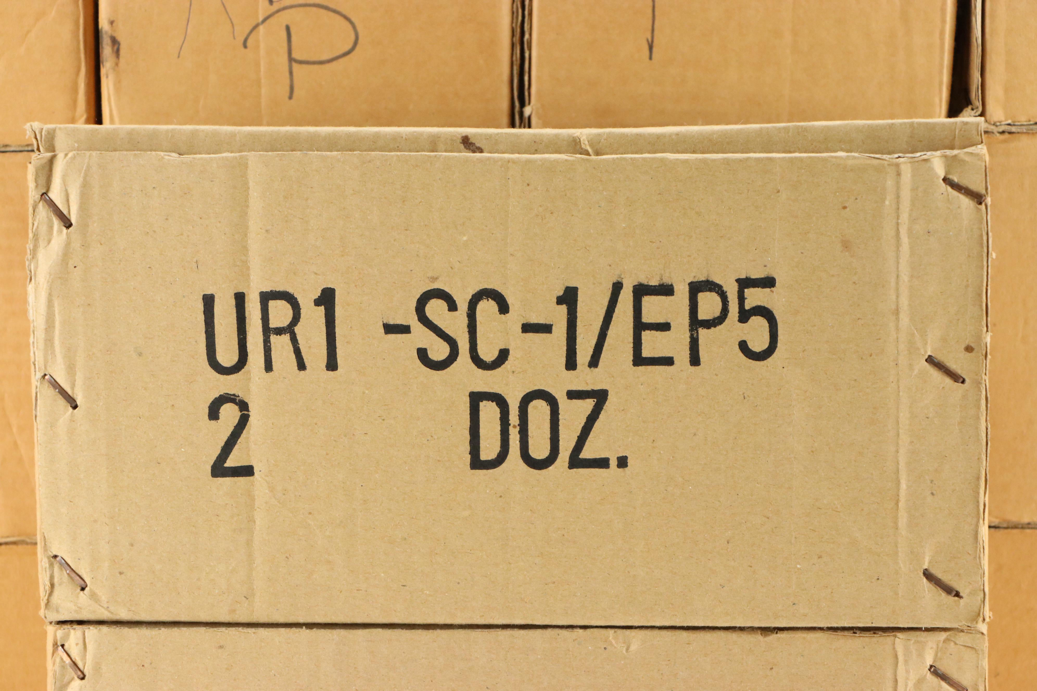 Red and Gilt Covered Plastic Earring Holder Boxes