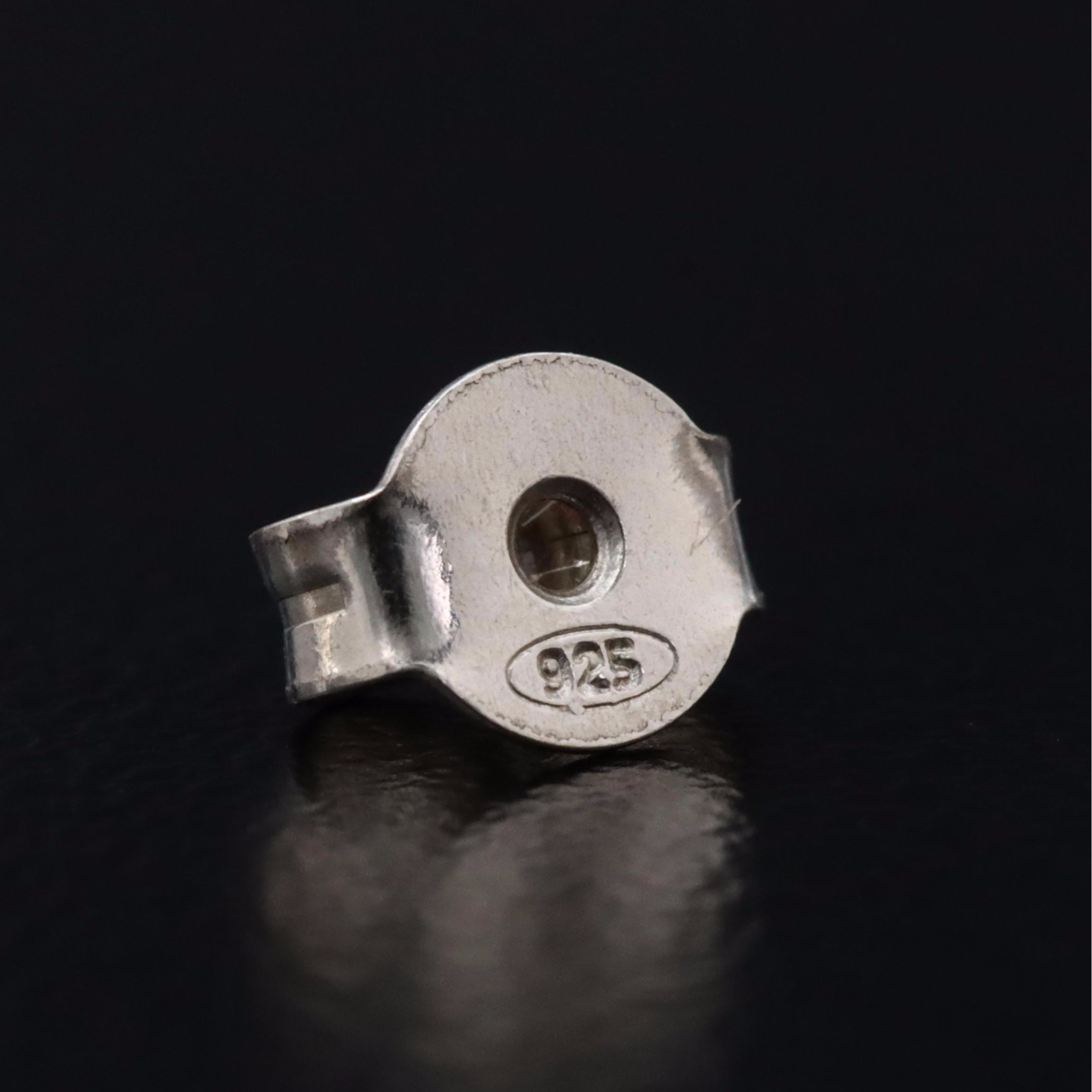 Sterling Amber Earrings