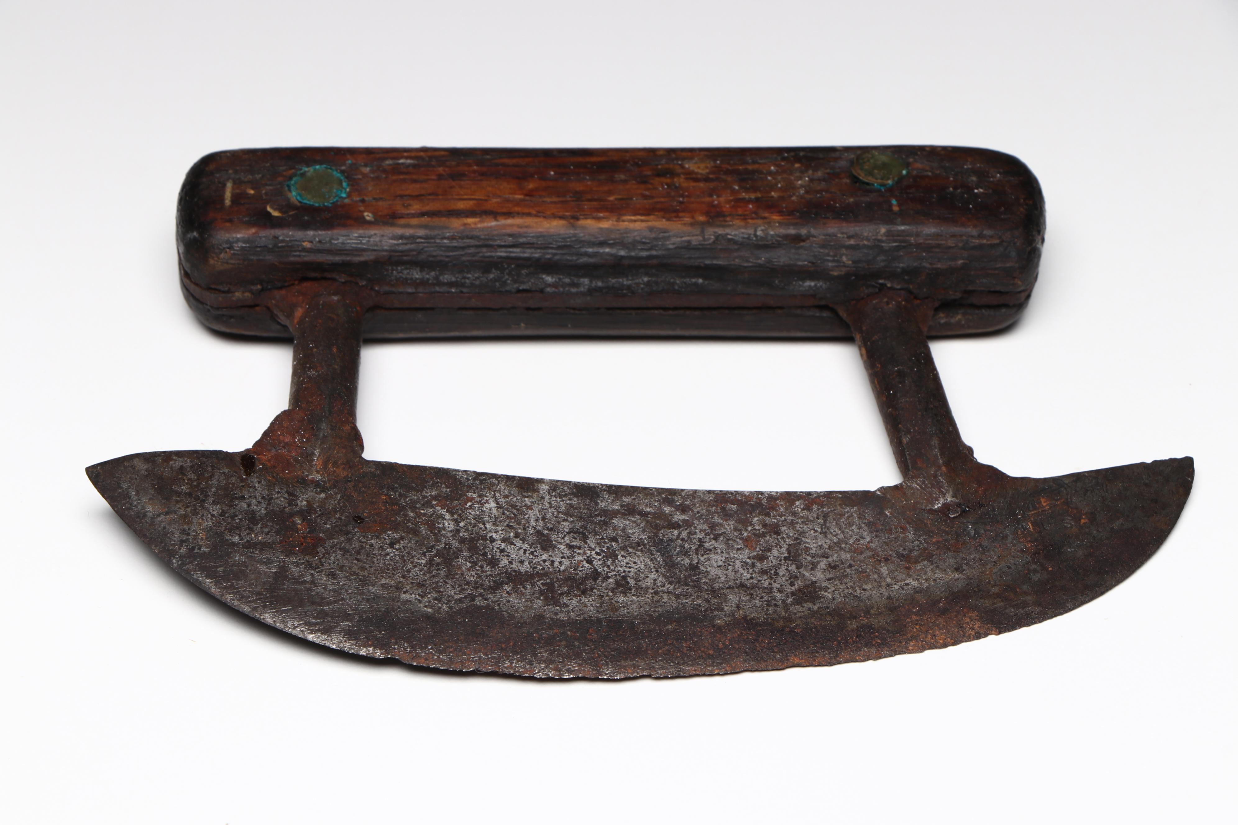 Inuit Bone and Wood Handled Ulu Knives