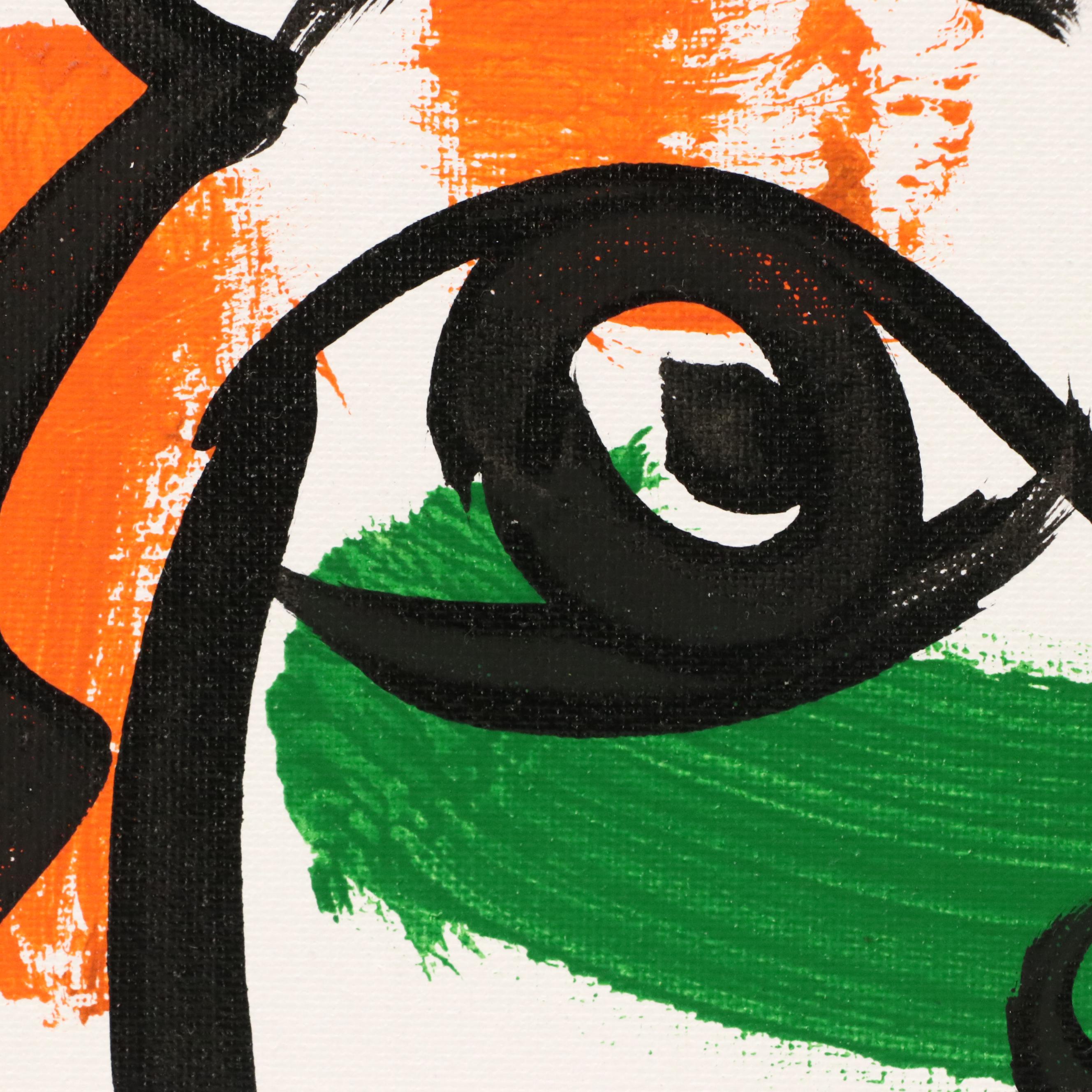 Peter Robert Keil Stylized Acrylic Portrait