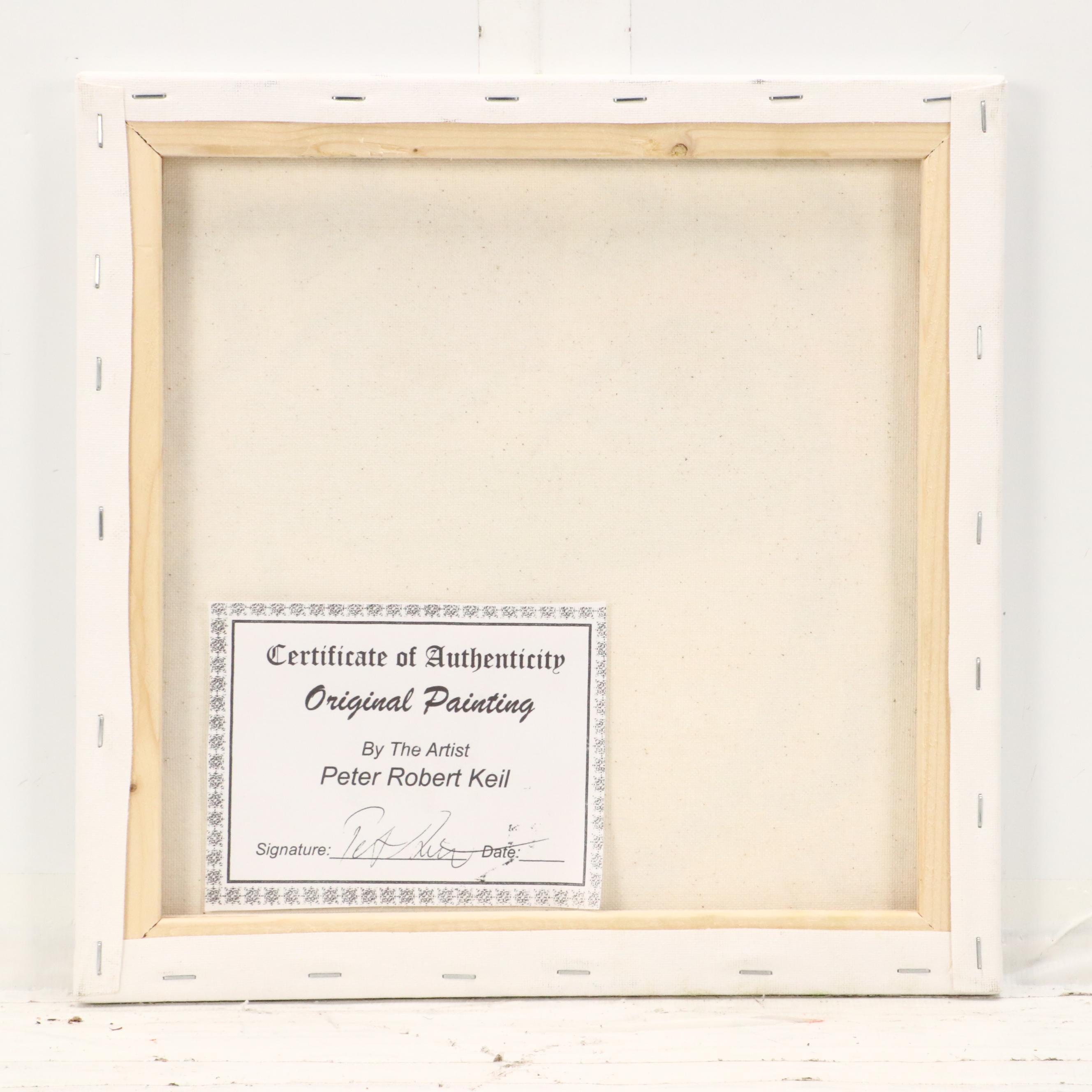 Peter Robert Keil Stylized Acrylic Portrait