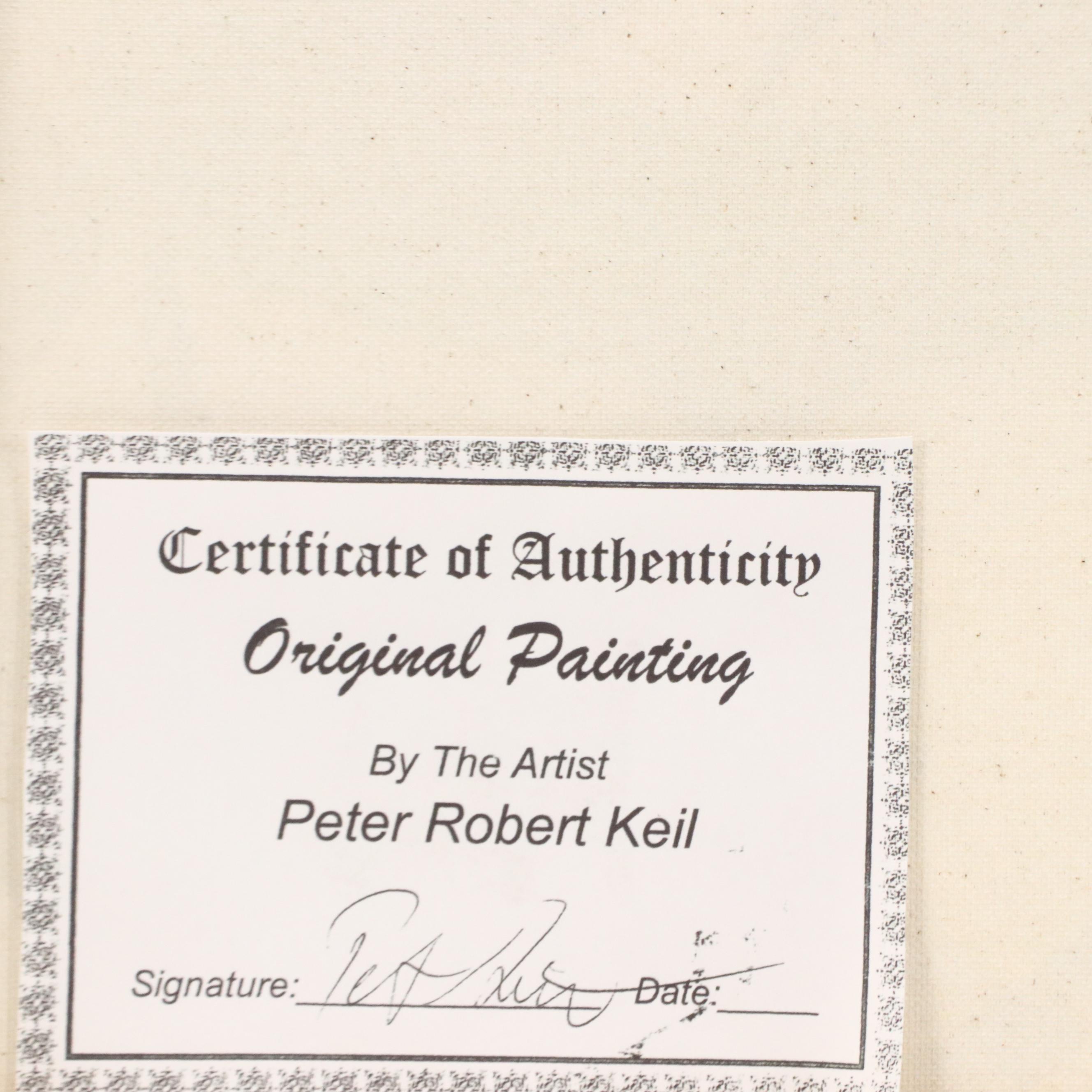 Peter Robert Keil Stylized Acrylic Portrait