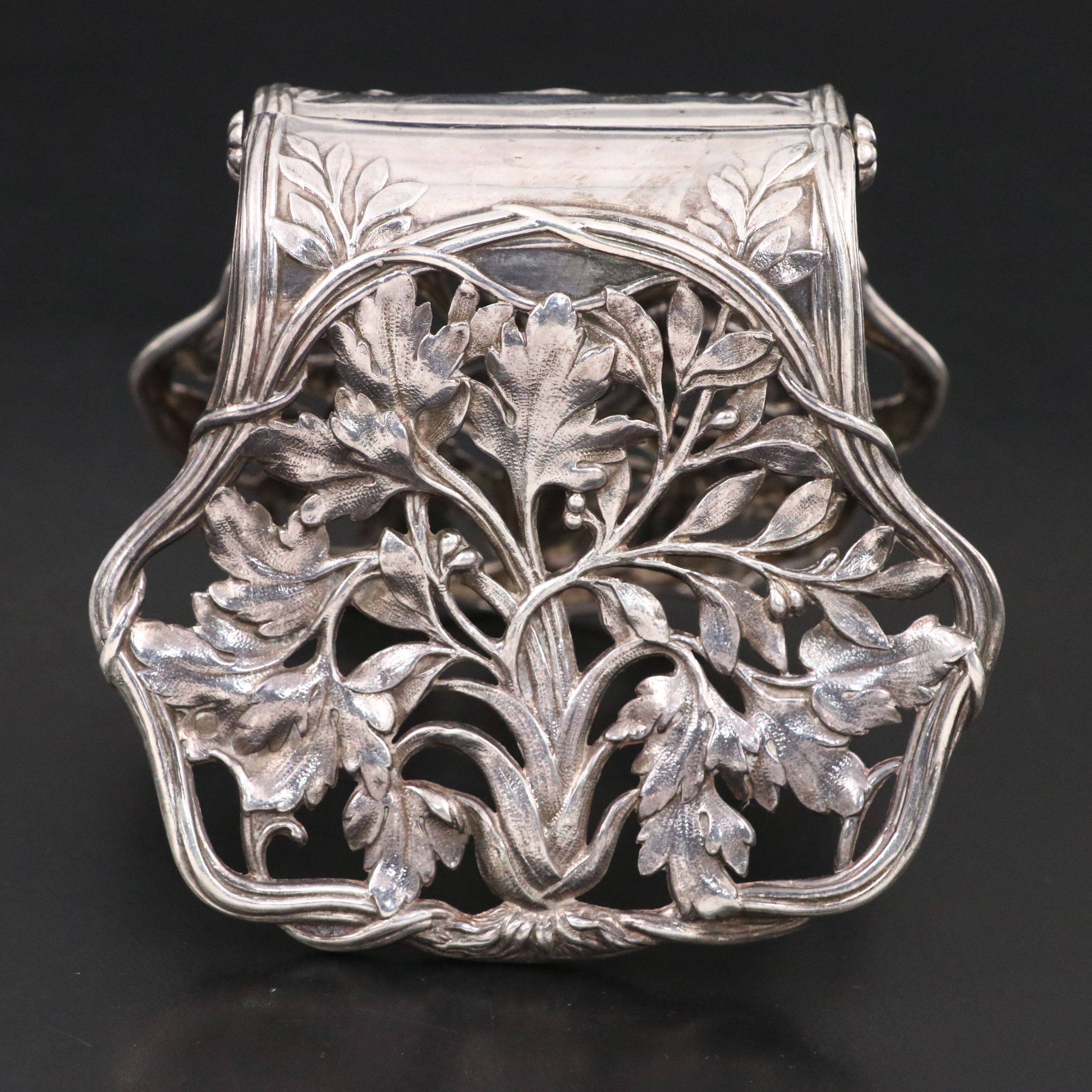 Alphonse Debain French Sterling Silver Openwork Server, Late 19th/ Early 20th C.