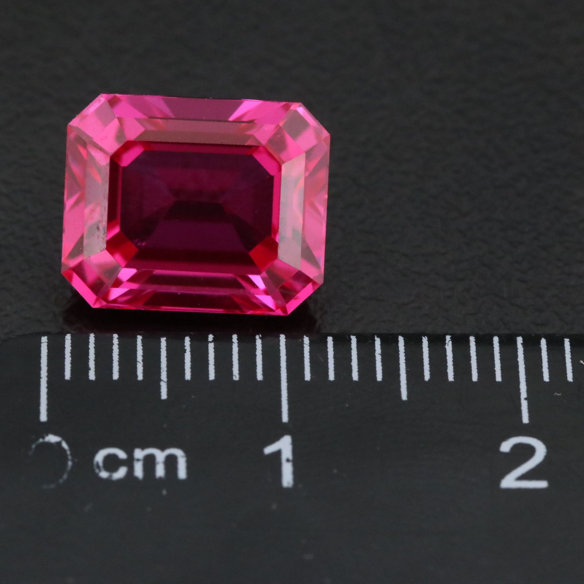 Loose 6.58 CT Lab Grown Ruby