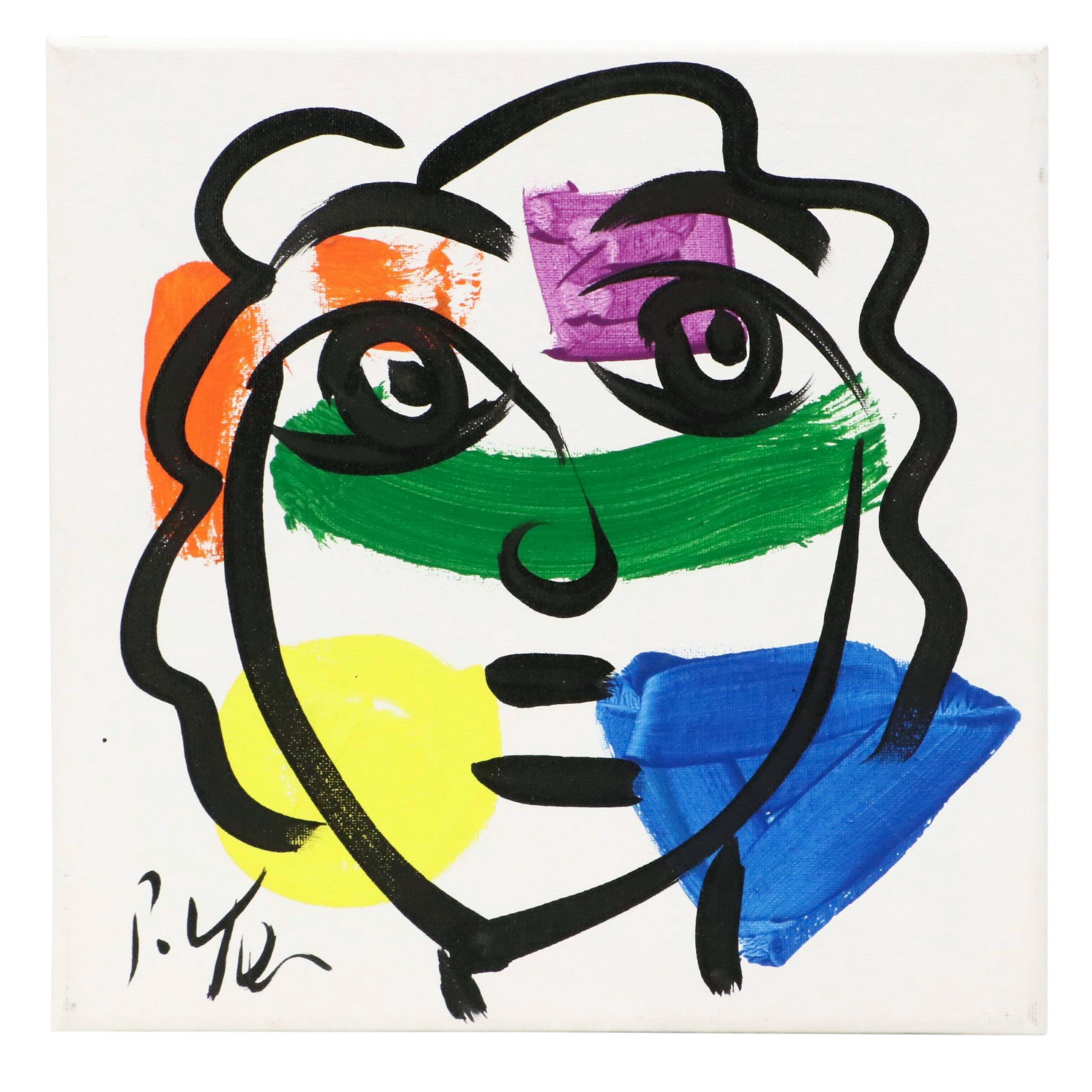 Peter Robert Keil Stylized Acrylic Portrait