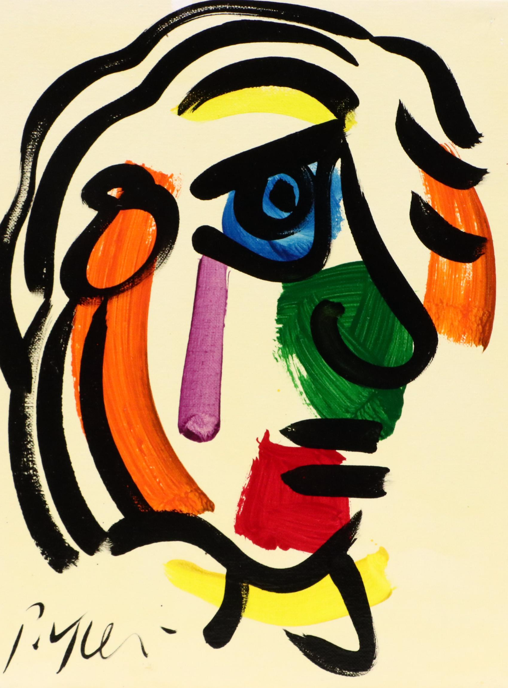 Peter Robert Keil Stylized Acrylic Portrait