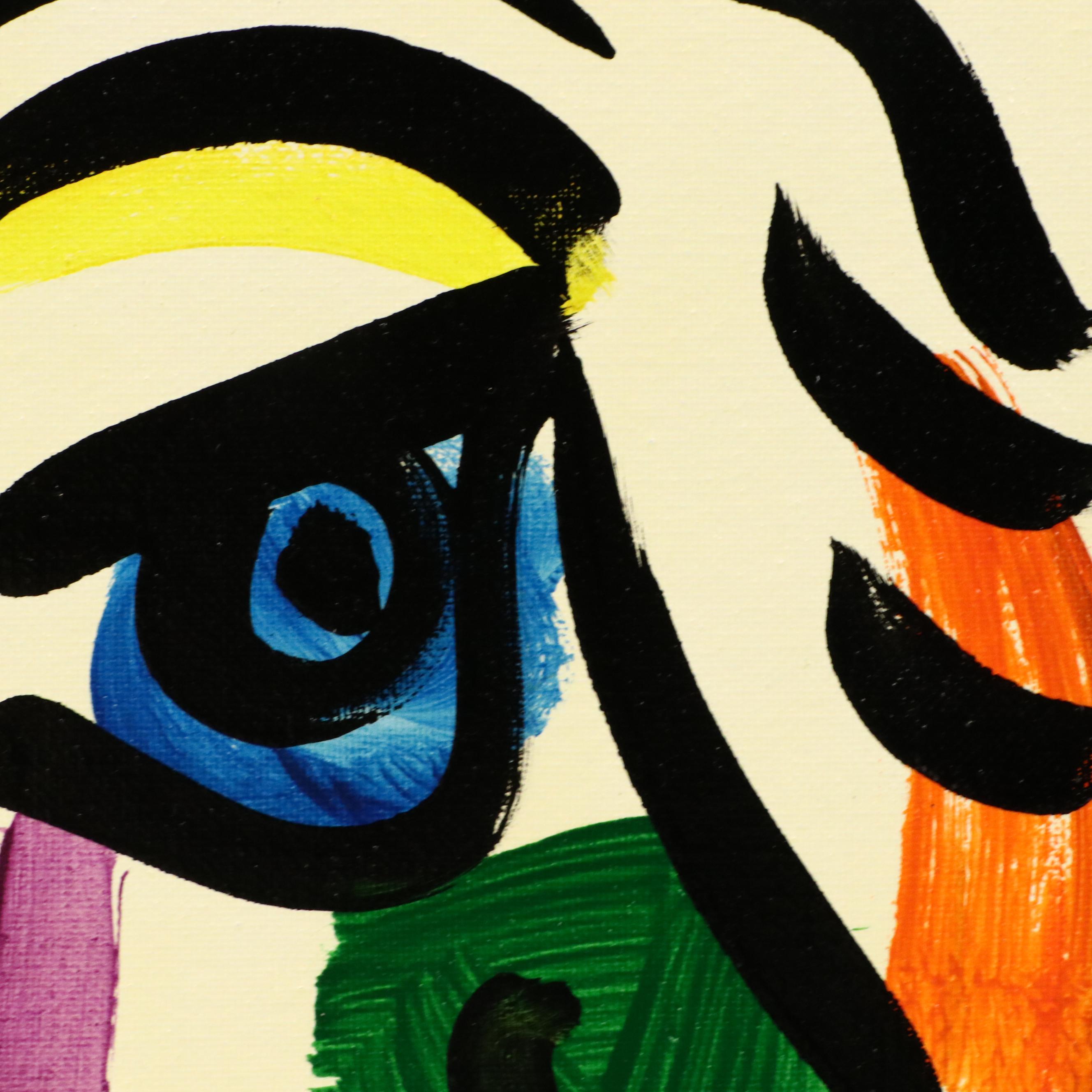 Peter Robert Keil Stylized Acrylic Portrait