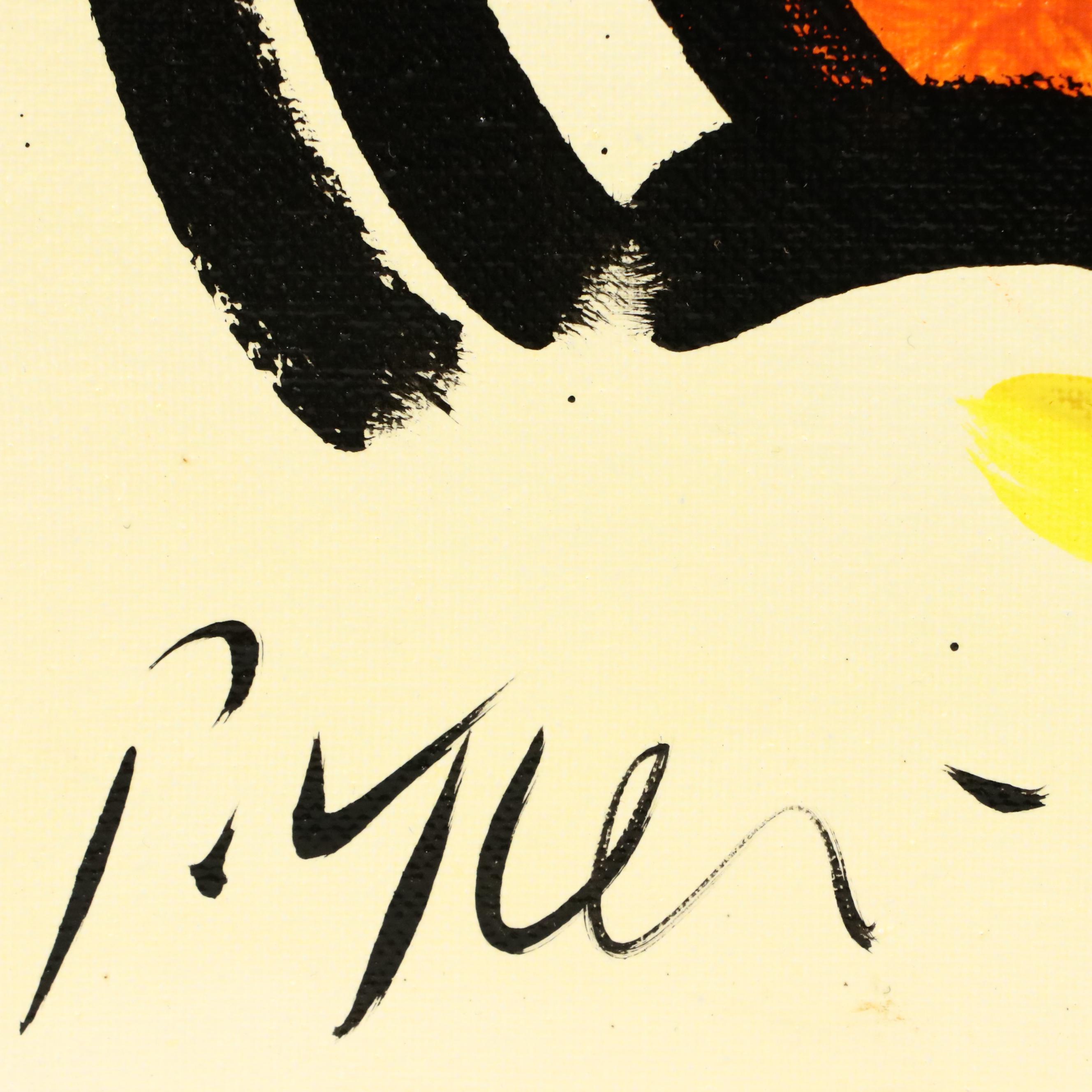 Peter Robert Keil Stylized Acrylic Portrait