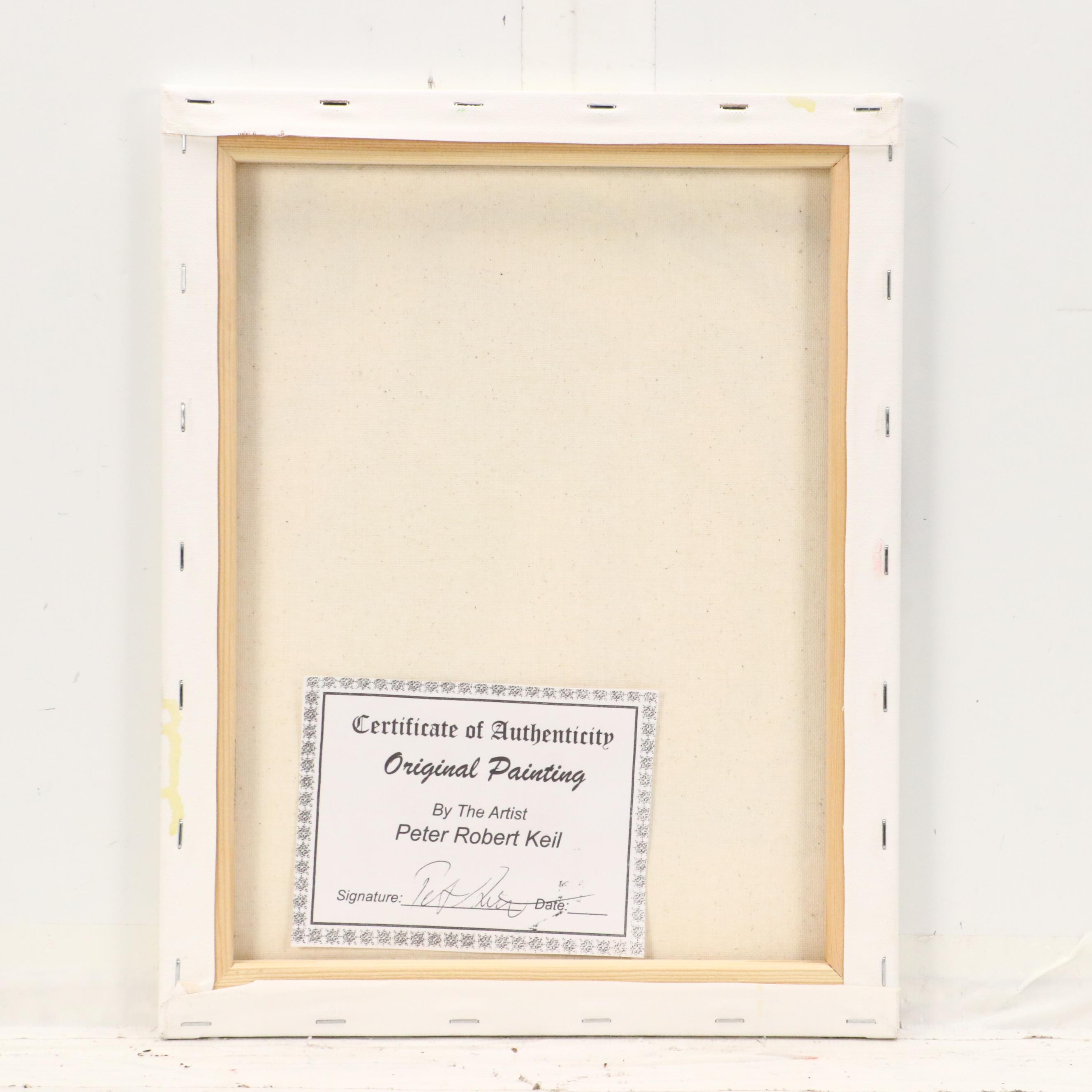 Peter Robert Keil Stylized Acrylic Portrait