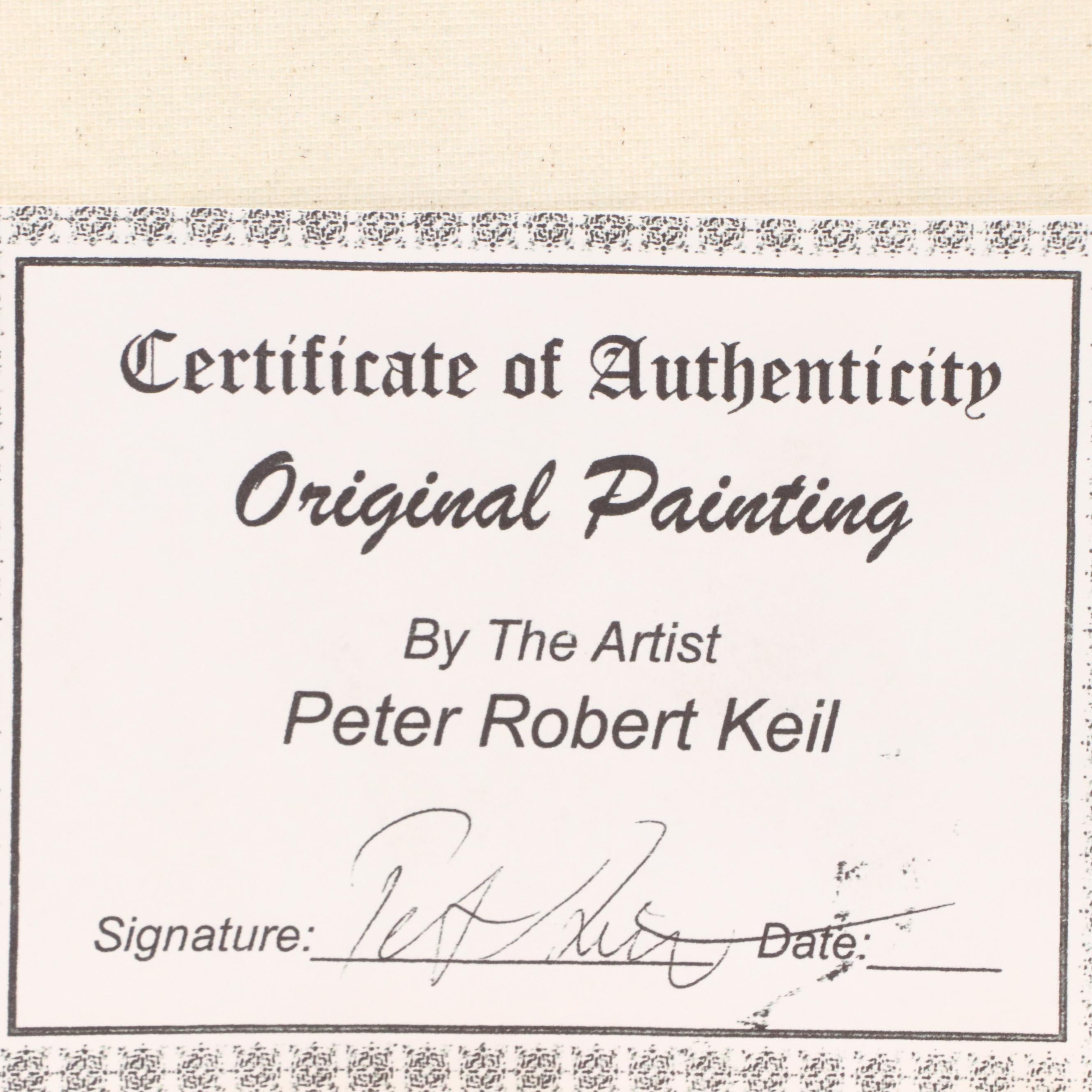 Peter Robert Keil Stylized Acrylic Portrait