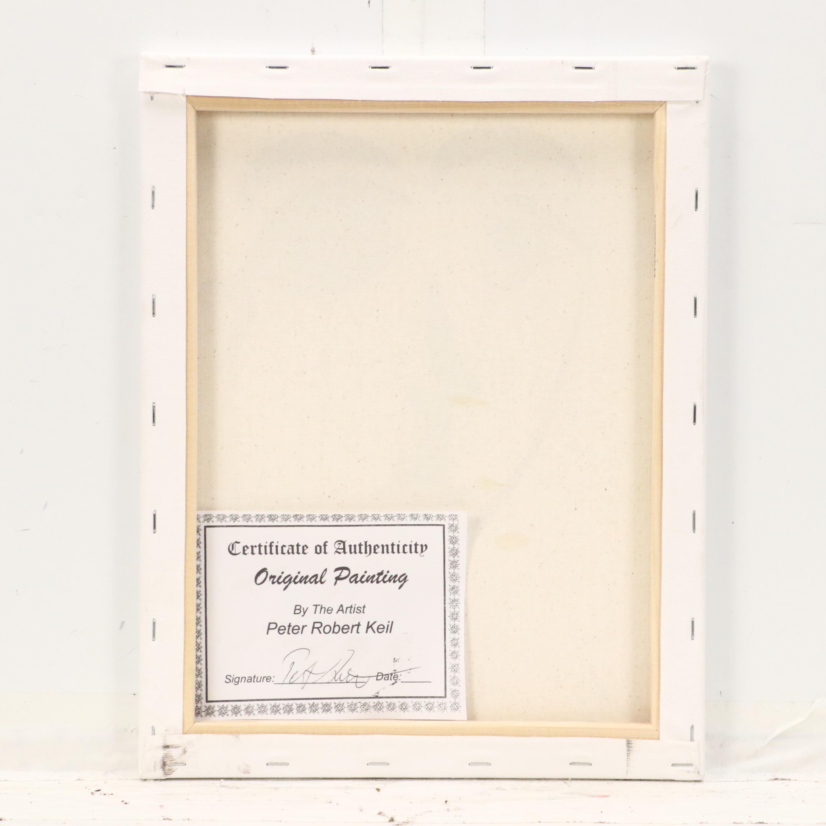 Peter Robert Keil Stylized Acrylic Portrait