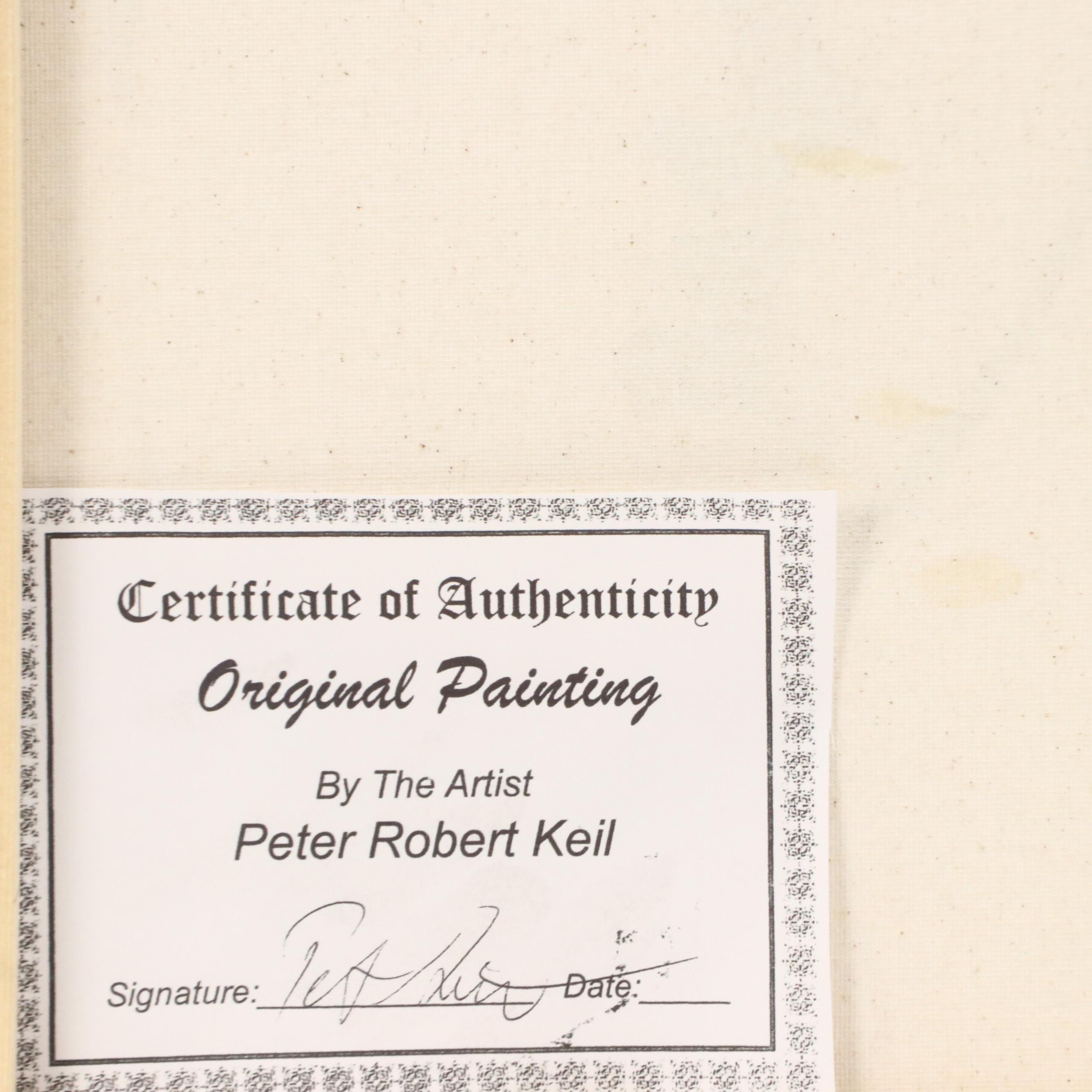 Peter Robert Keil Stylized Acrylic Portrait