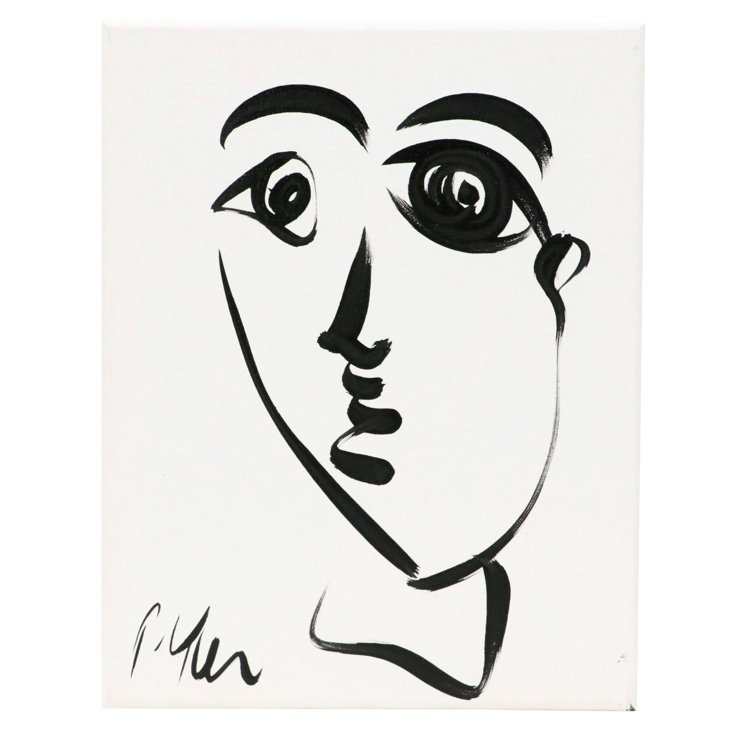 Peter Robert Keil Stylized Acrylic Portrait