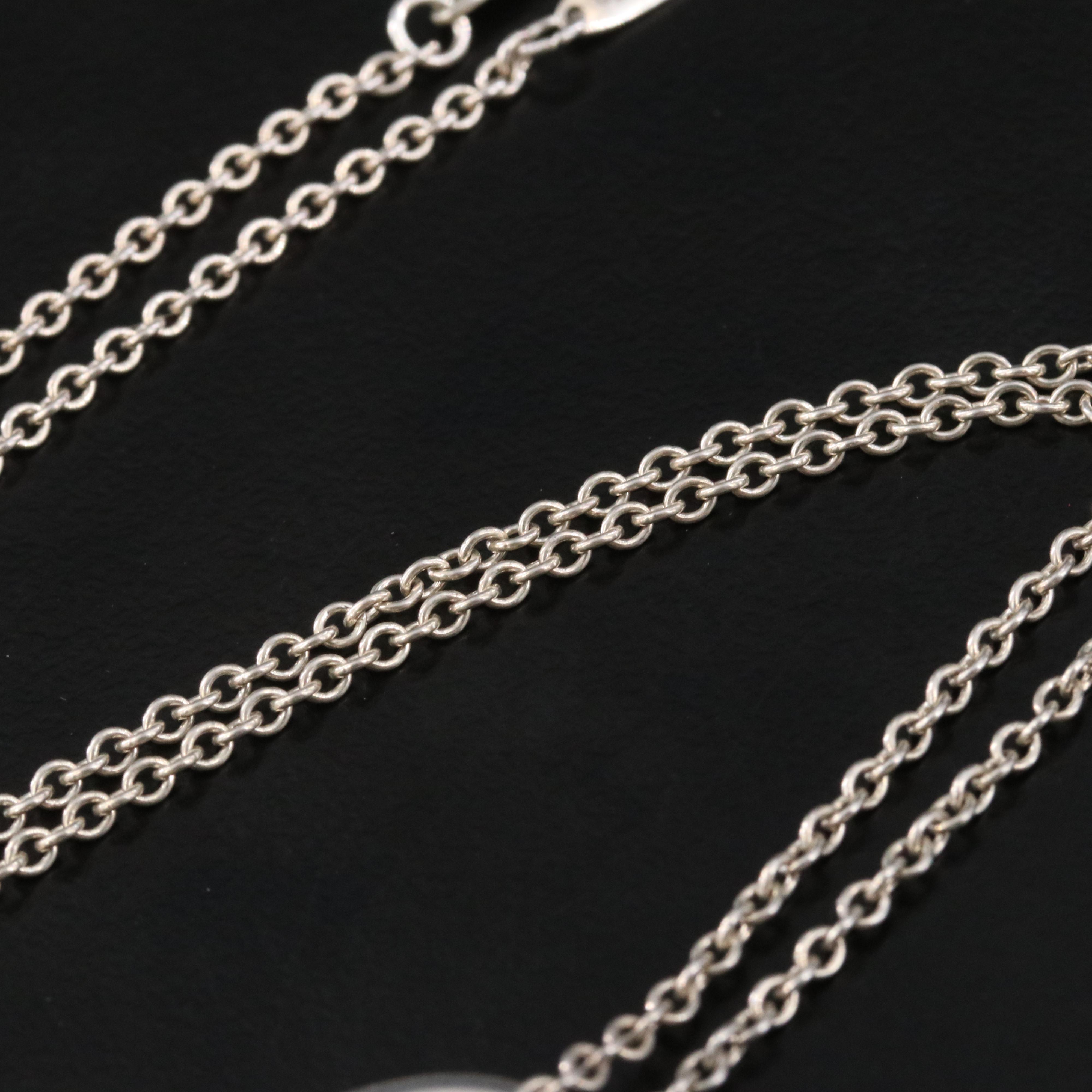 Elsa Peretti for Tiffany & Co. Open Heart Sterling Pendant Necklace