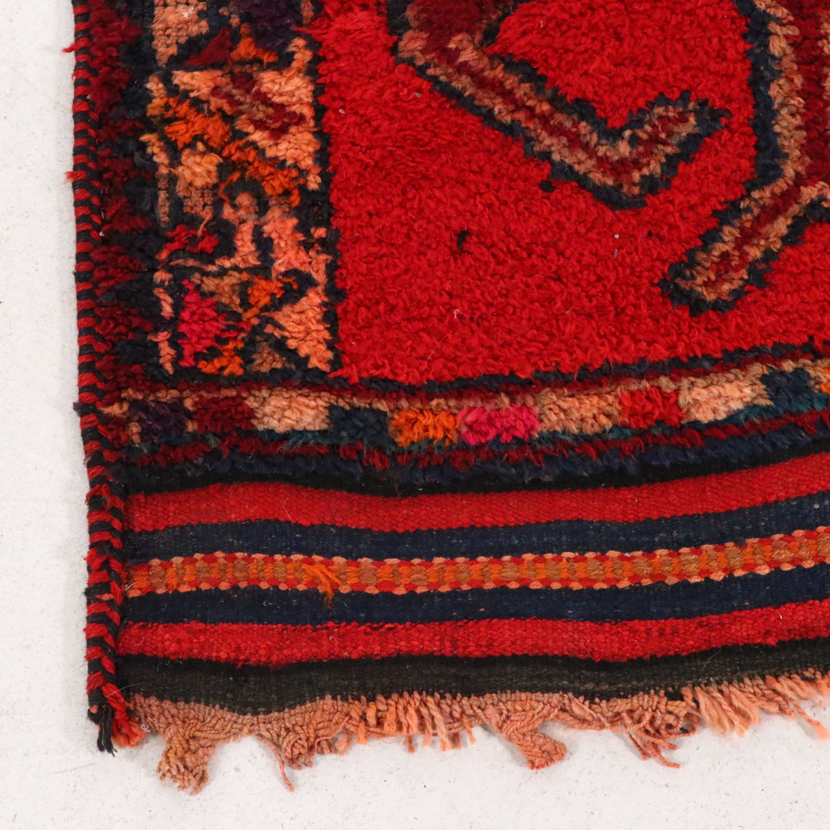 3'5 x 12'8 Hand-Knotted Turkish Village Carpet Runner
