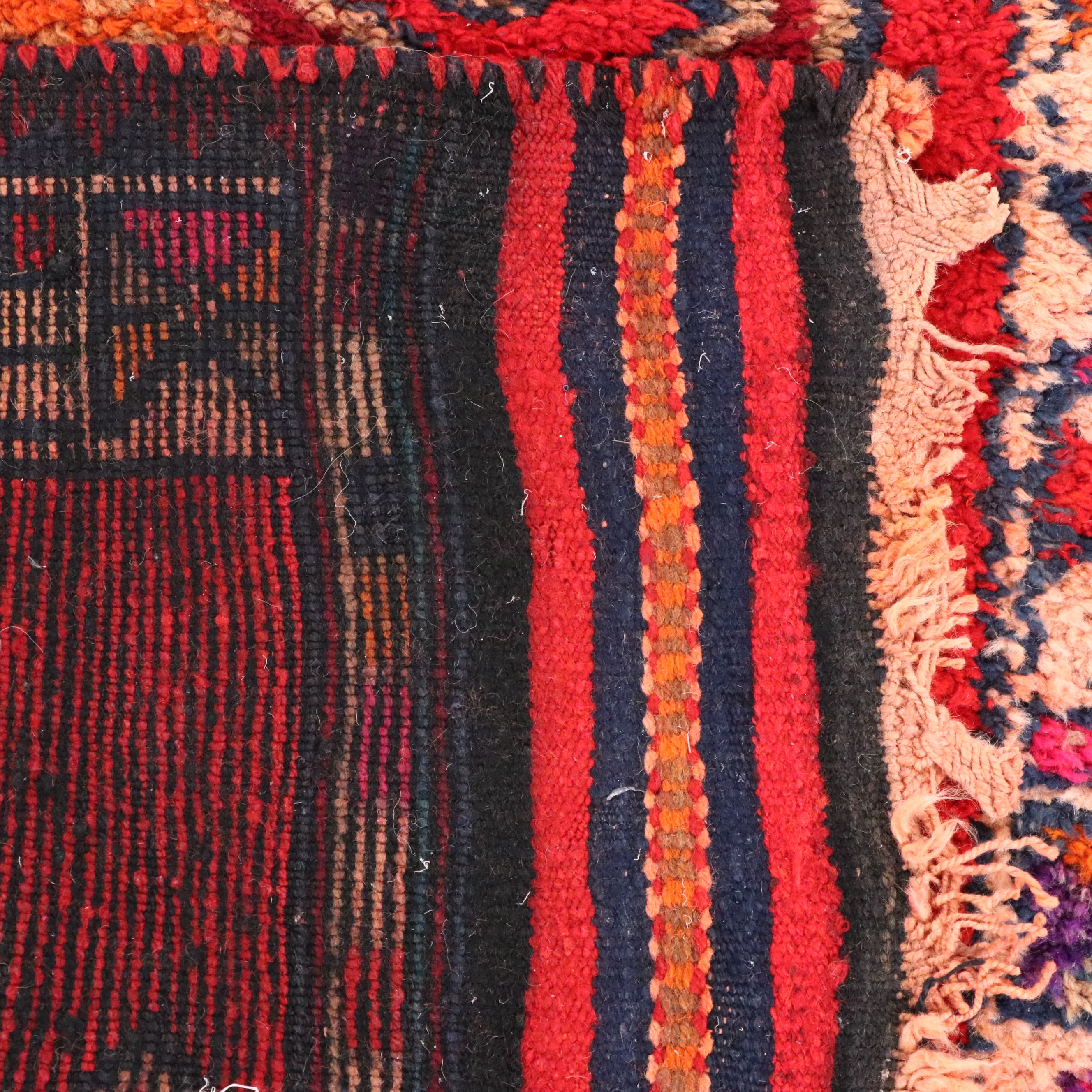 3'5 x 12'8 Hand-Knotted Turkish Village Carpet Runner