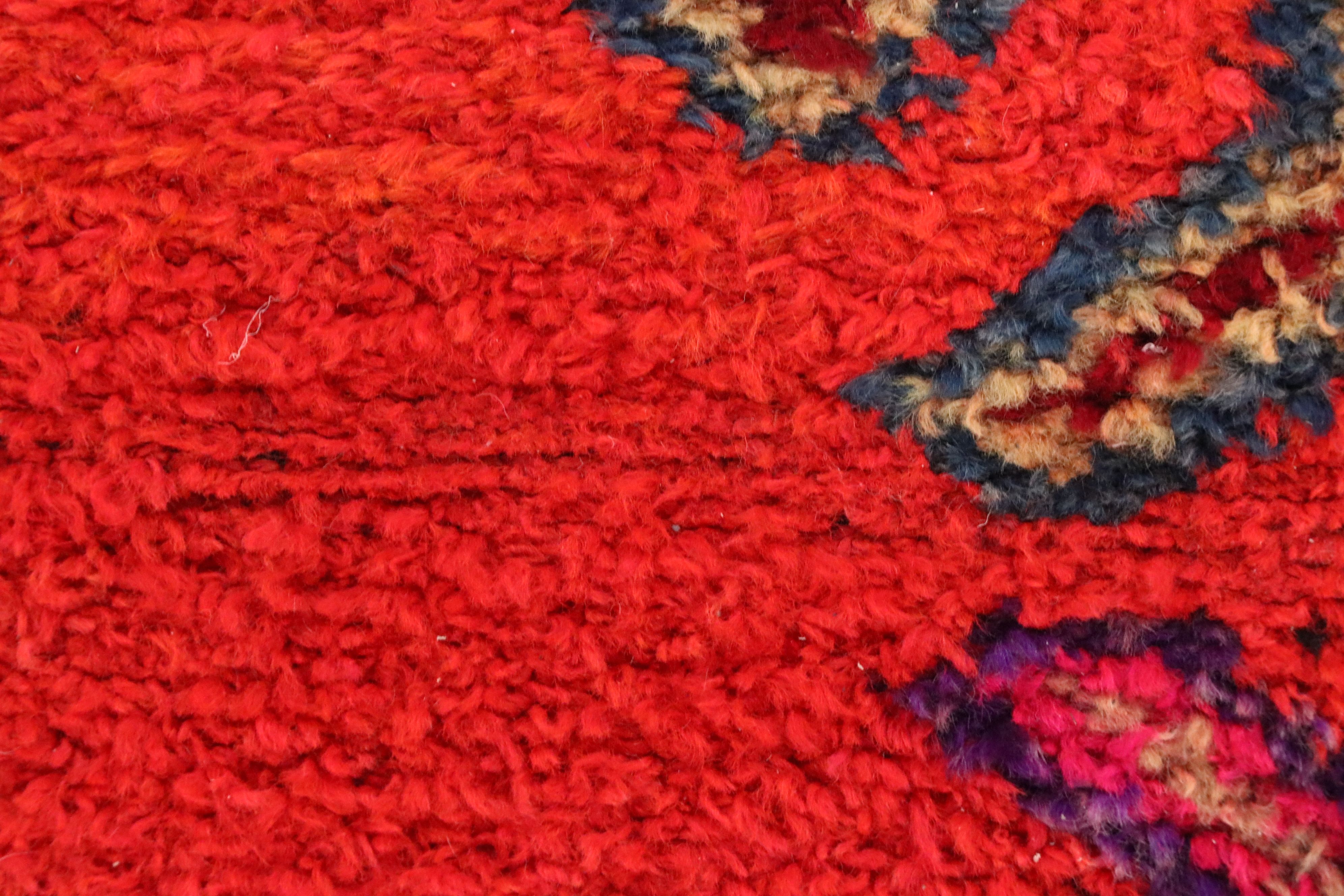 3'5 x 12'8 Hand-Knotted Turkish Village Carpet Runner