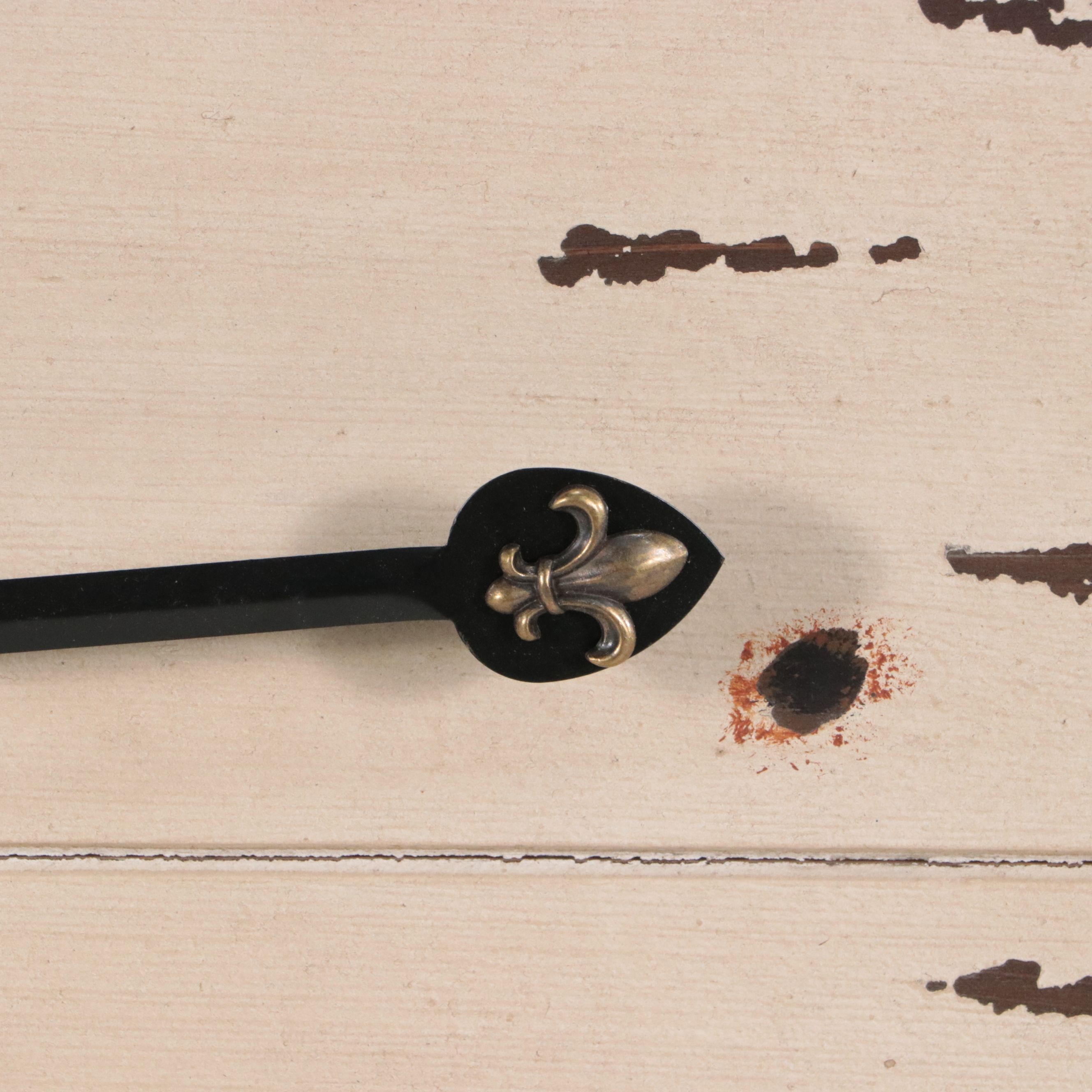 36" Ballard Designs "Lanier" Oversized Rustic Wood Wall Clock