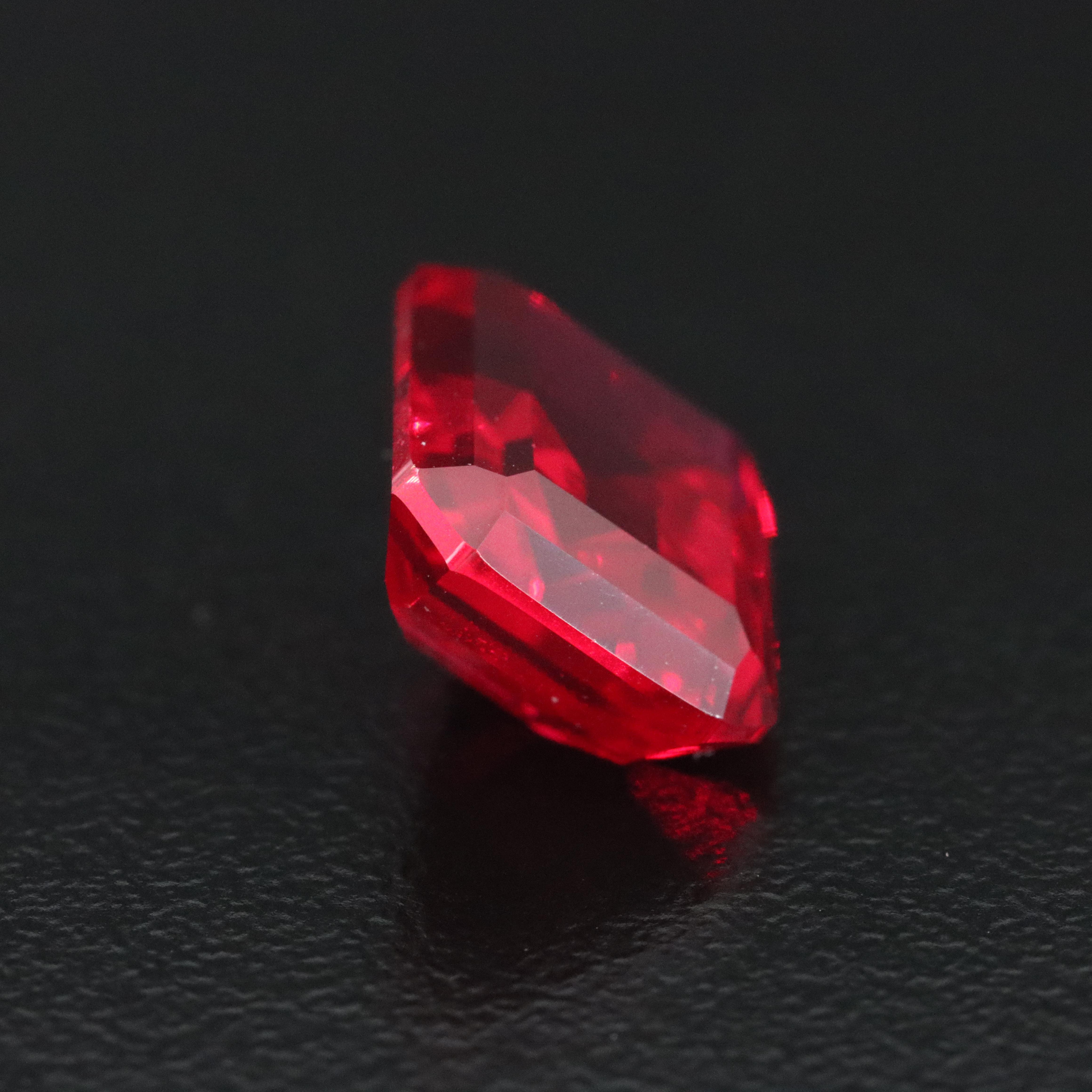 Loose 8.23 CT Lab Grown Ruby