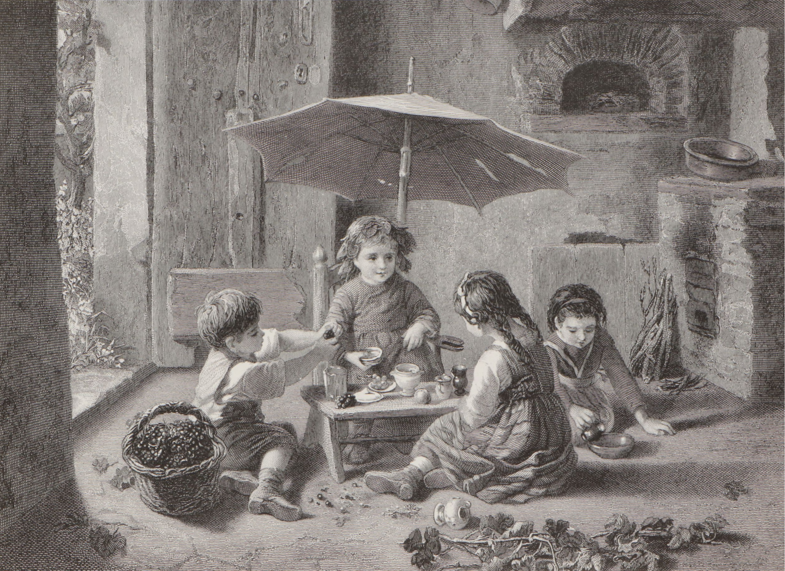 American Screen Process Uncut Lithographs "The Critic" & "Queen of the Vineyard"