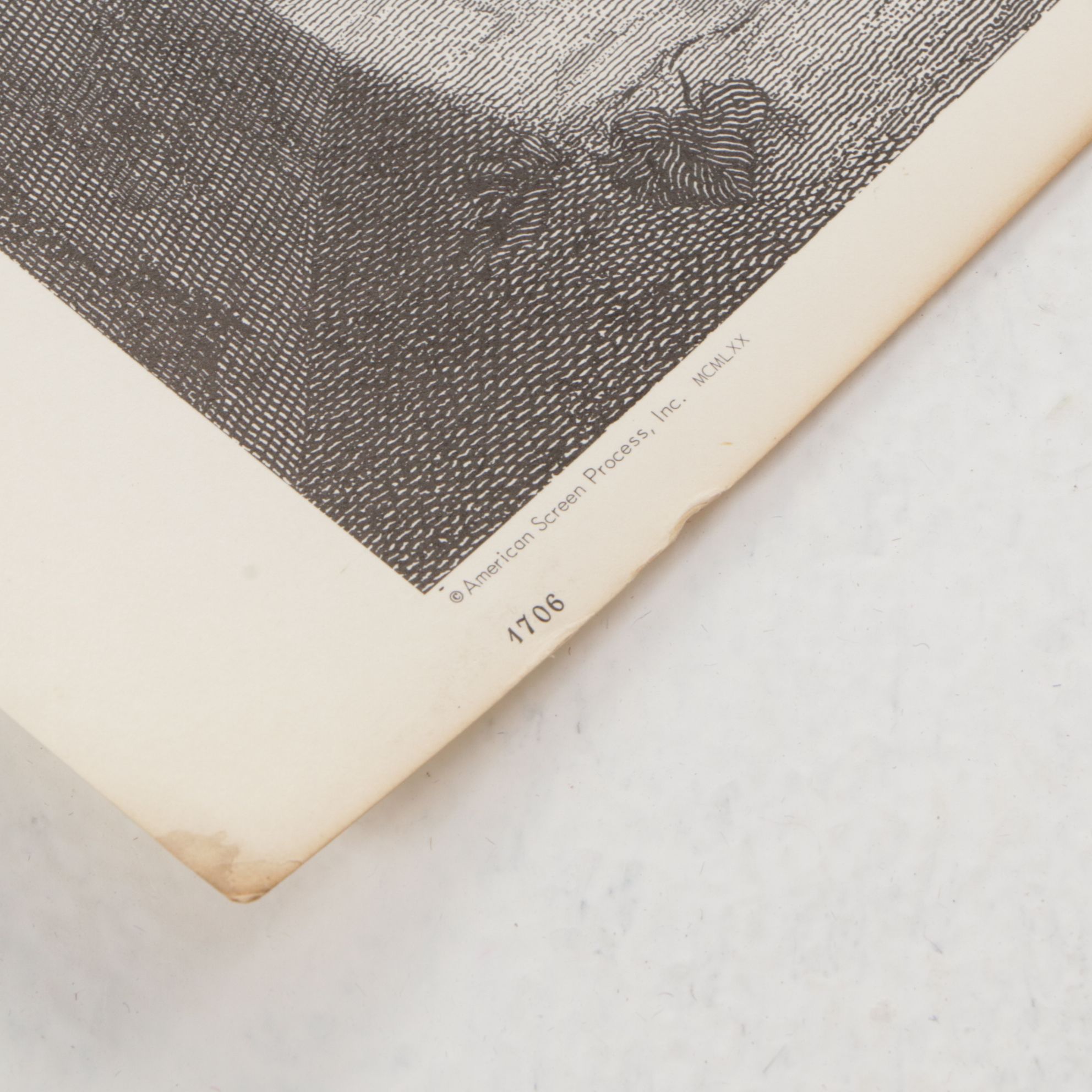 American Screen Process Uncut Lithographs "The Critic" & "Queen of the Vineyard"