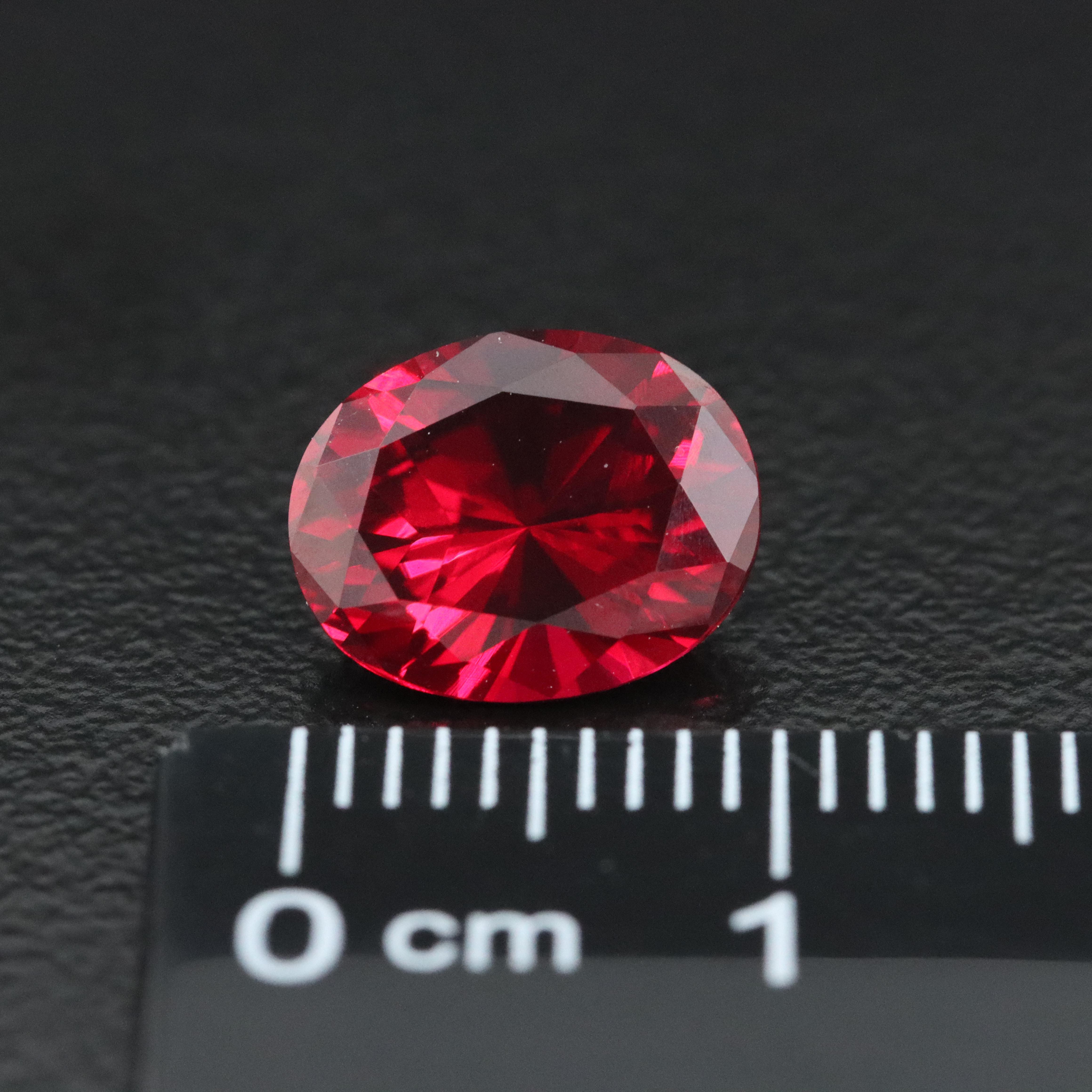 Loose 3.27 CT Lab Grown Ruby