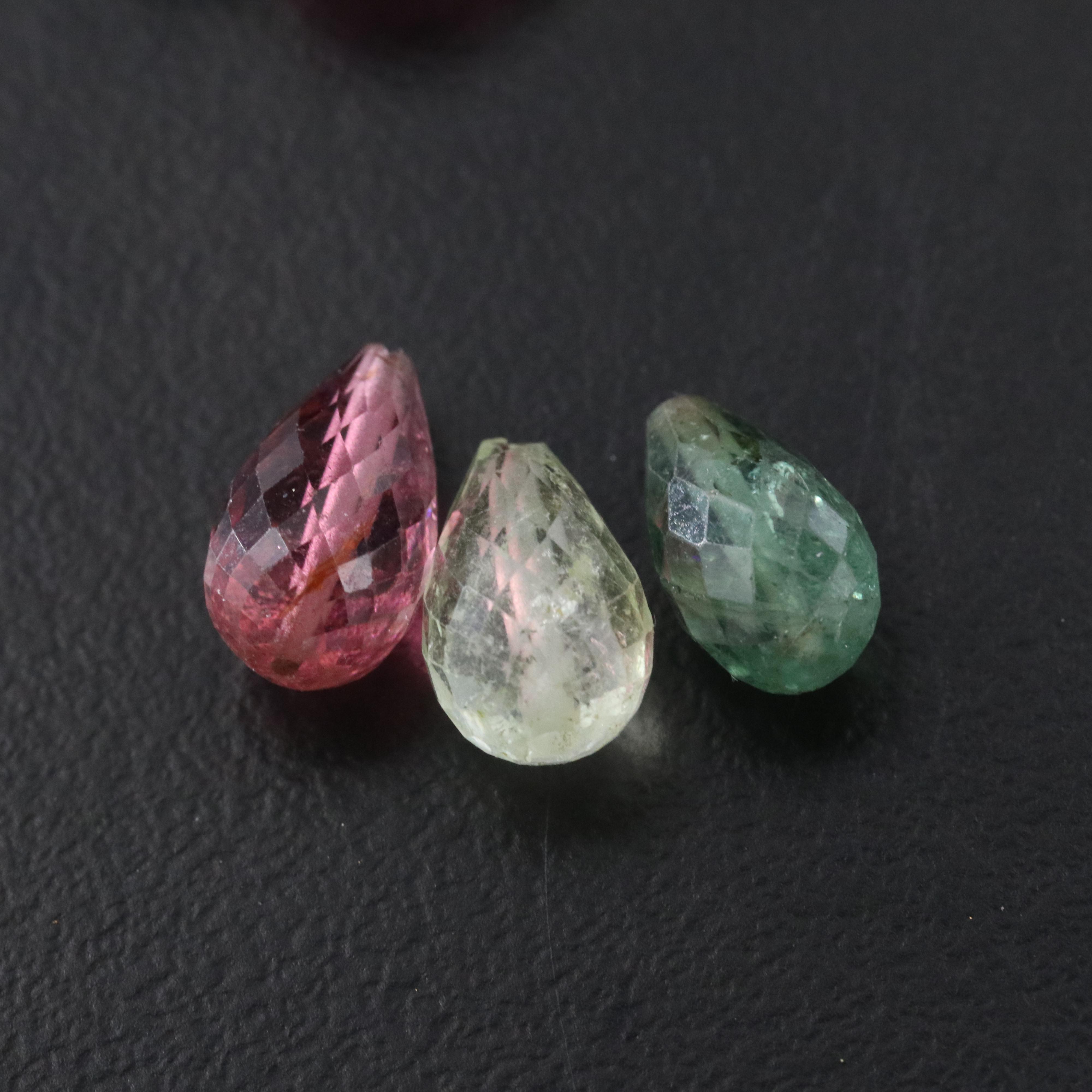 Loose 39.28 CTW Tourmaline Beads