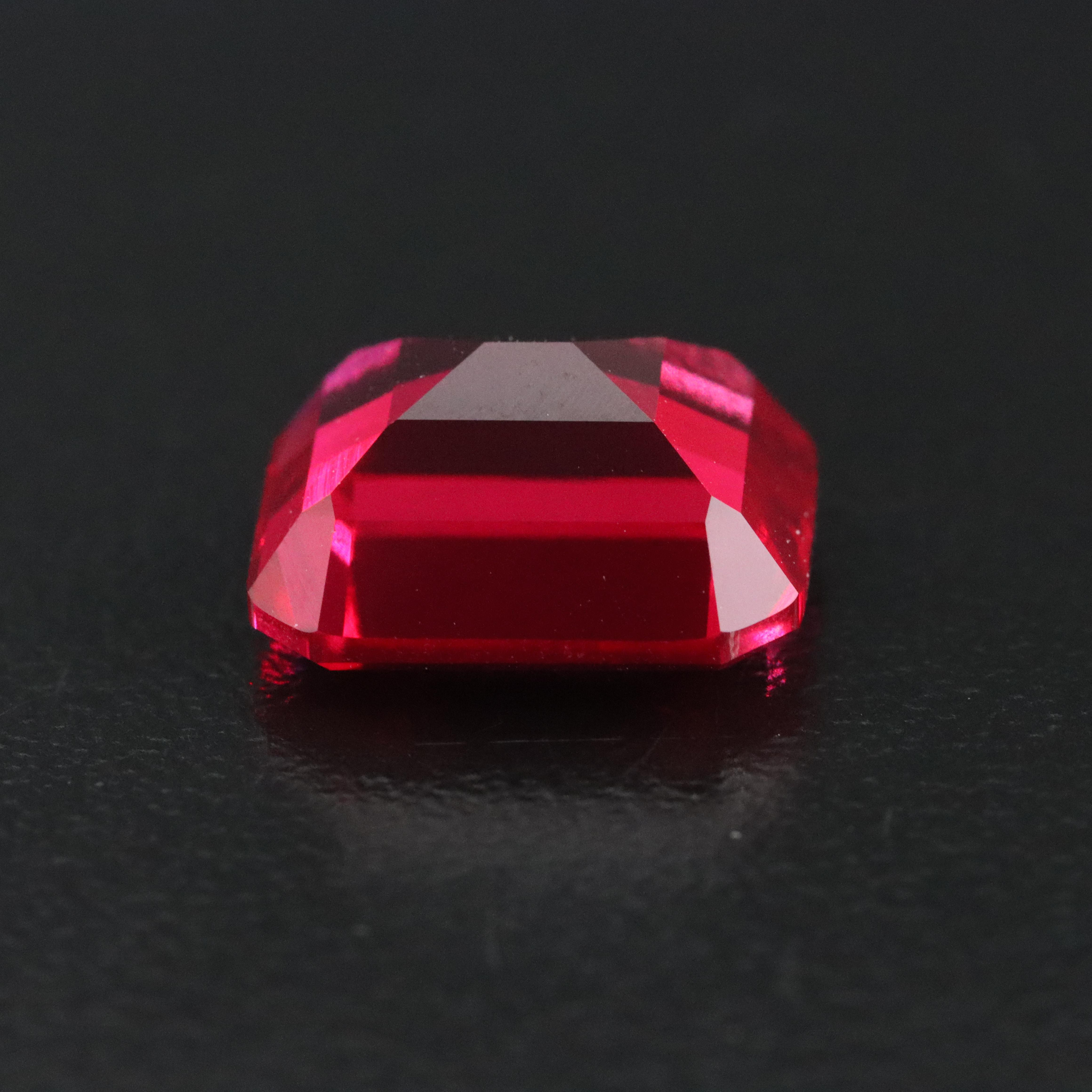 Loose 8.30 CT Lab Grown Ruby