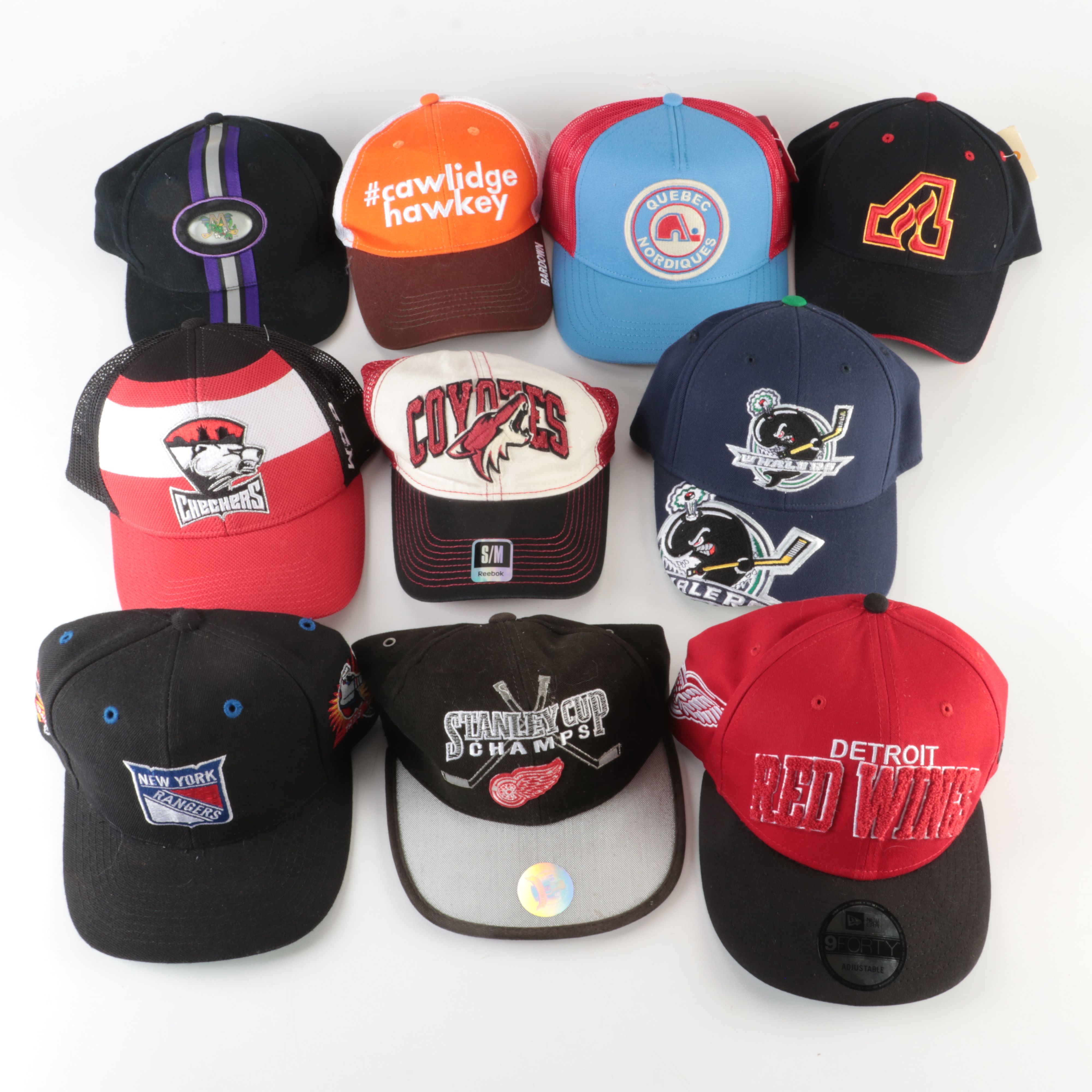New York Rangers, Detroit Red Wings,  and More Hockey Hats